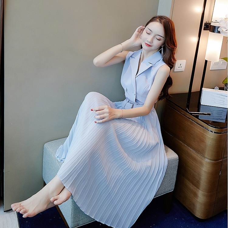 ワンピース ワンピ レディース 女性用 ノースリーブ フレア フリフリ立て襟 ハイウエスト プリーツ 夏ワンピース 夏ワンピ プリーツ ウエスト切り替え 食事会 女性会 お出かけ デート 通勤 お洒落 おすすめ 夏 人気 定番 上品 エレガント Op09 Colorful Closet ワンピース ワンピ レディース 女性用 ノースリーブ フレア フリフリ立て襟 ハイウエスト プリーツ 夏ワンピース 夏ワンピ プリーツ ウエスト切り替え 食事会 女性会 お出かけ デート 通勤 お洒落 おすすめ 夏 人気 定番 上品 エレガント Op09 Colorful Closet