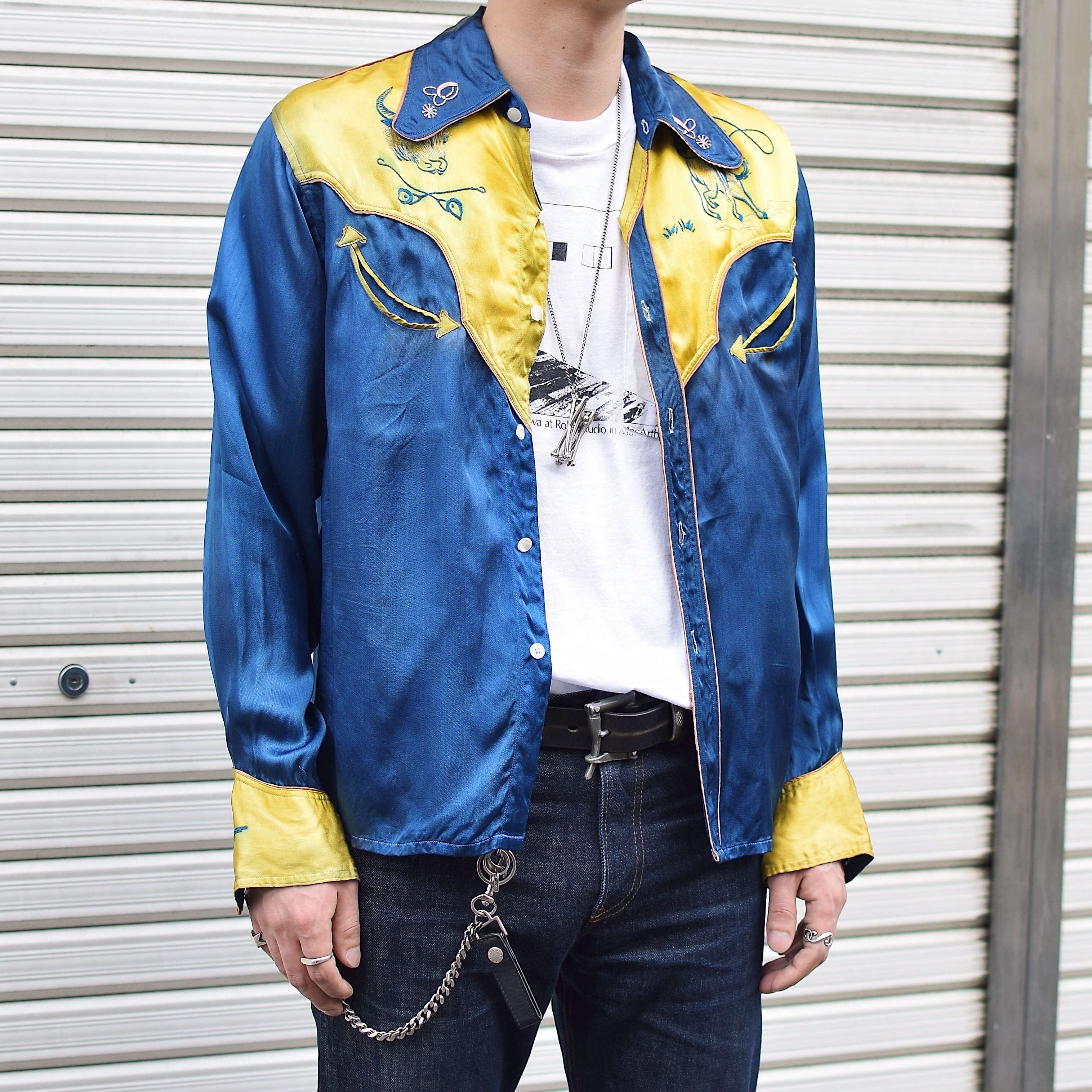 Vintage 50's Western Shirt の画像 3