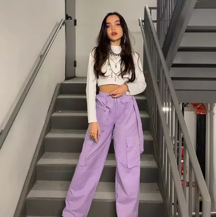 Purple サスペンダー パンツ 海外インポート 海外ファッション 海外セレクト Badass Purple サスペンダー パンツ 海外インポート 海外ファッション 海外セレクト Badass