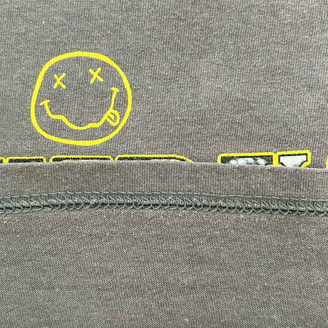 90s Nirvana ニルヴァーナ フォトロゴ Tシャツ 1997 Copyright Y2K グランジ フェード L の画像 11