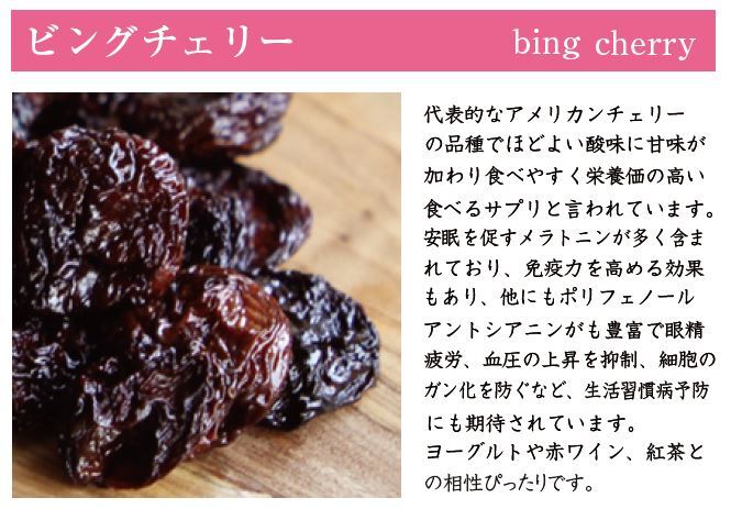 アメリカン チェリー 栄養