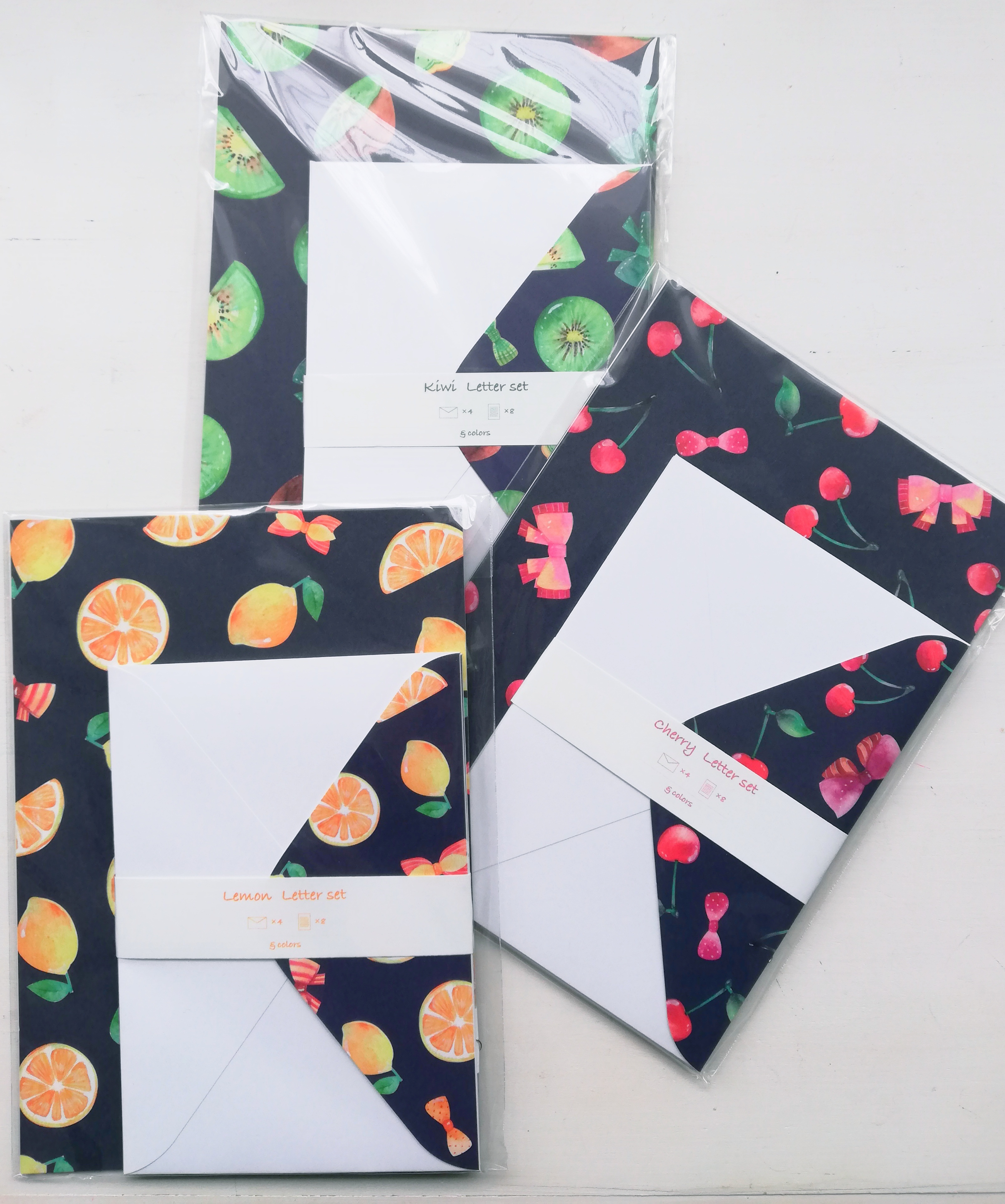 フルーツのレターセット A5サイズ 90 19 21 Hakococo
