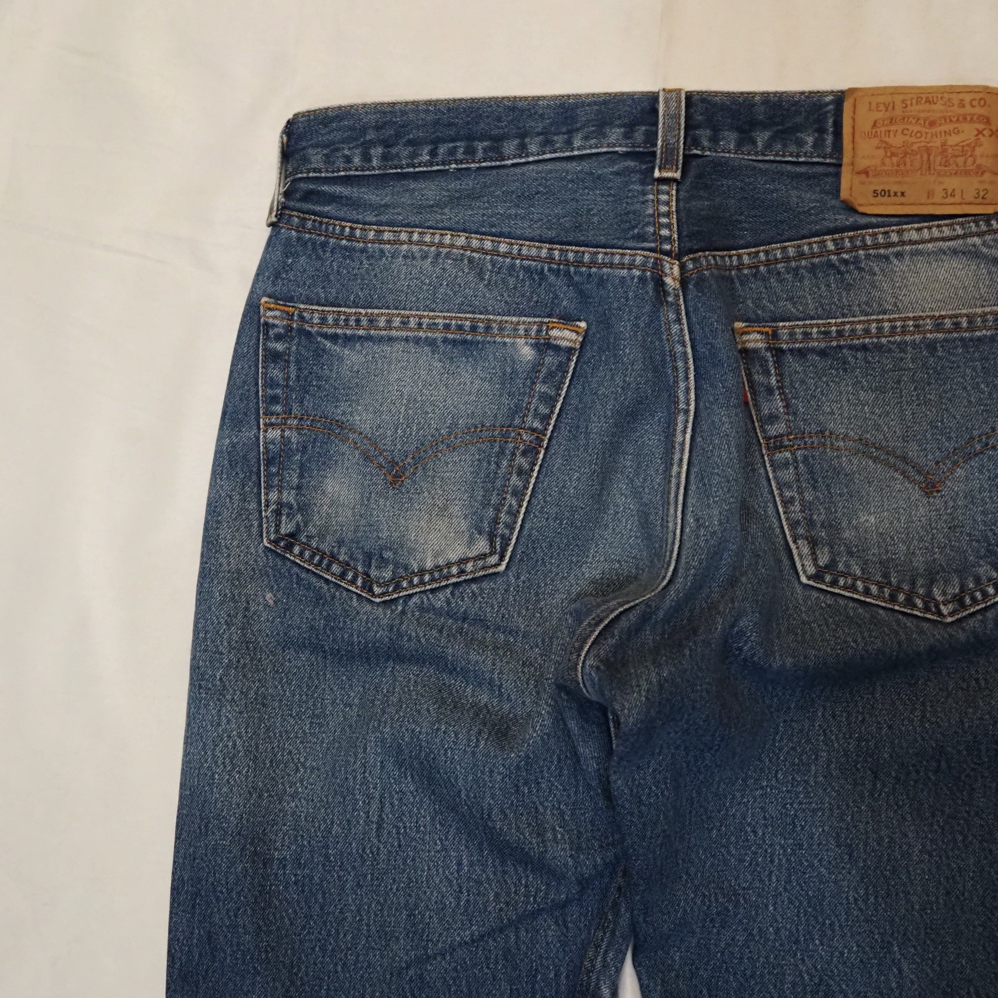 00’s Levi’s 501 ブルーデニム メキシコ製 34×30 の画像 14