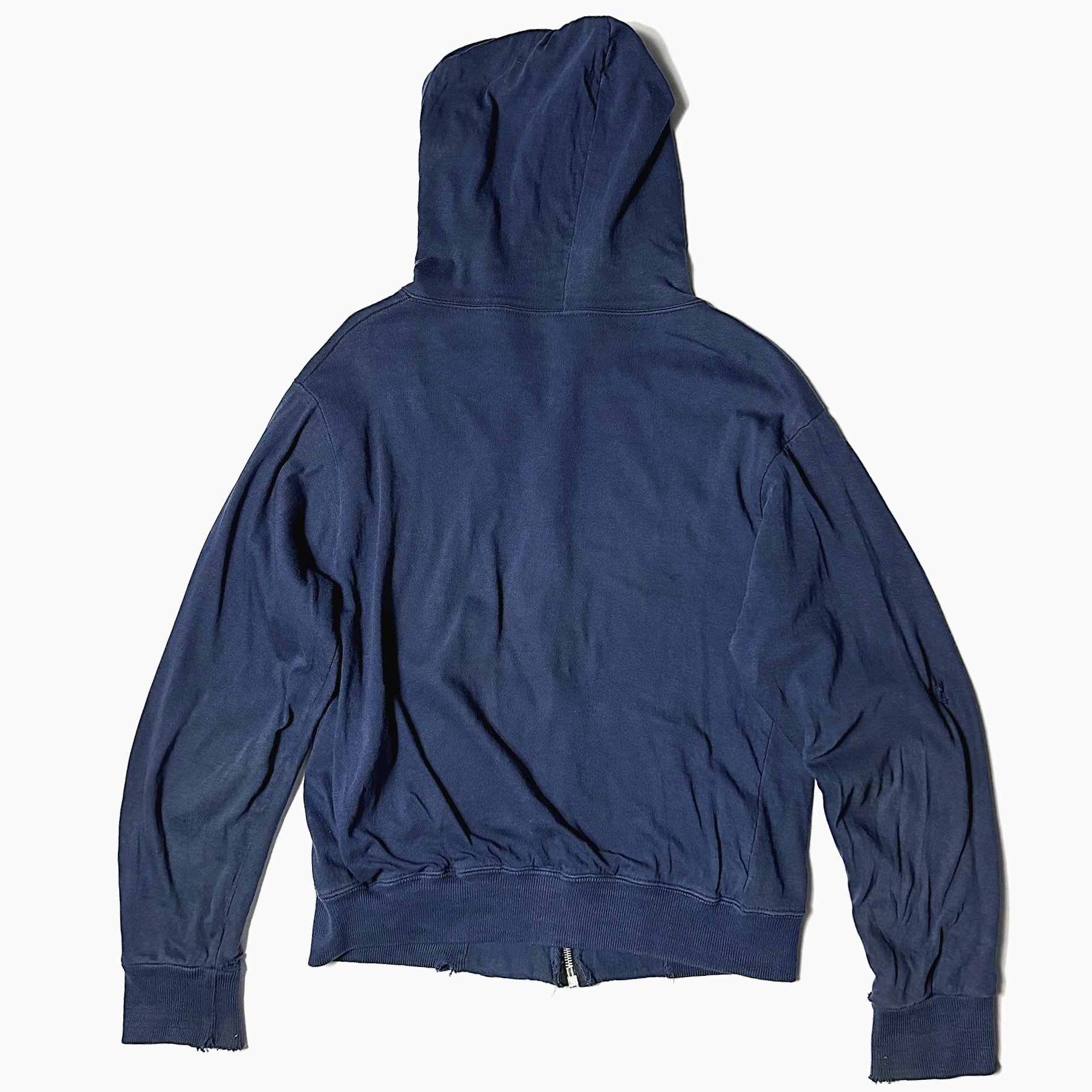 Vintage 60～70's Grunge Zip-up Thermal Hoodie の画像 2