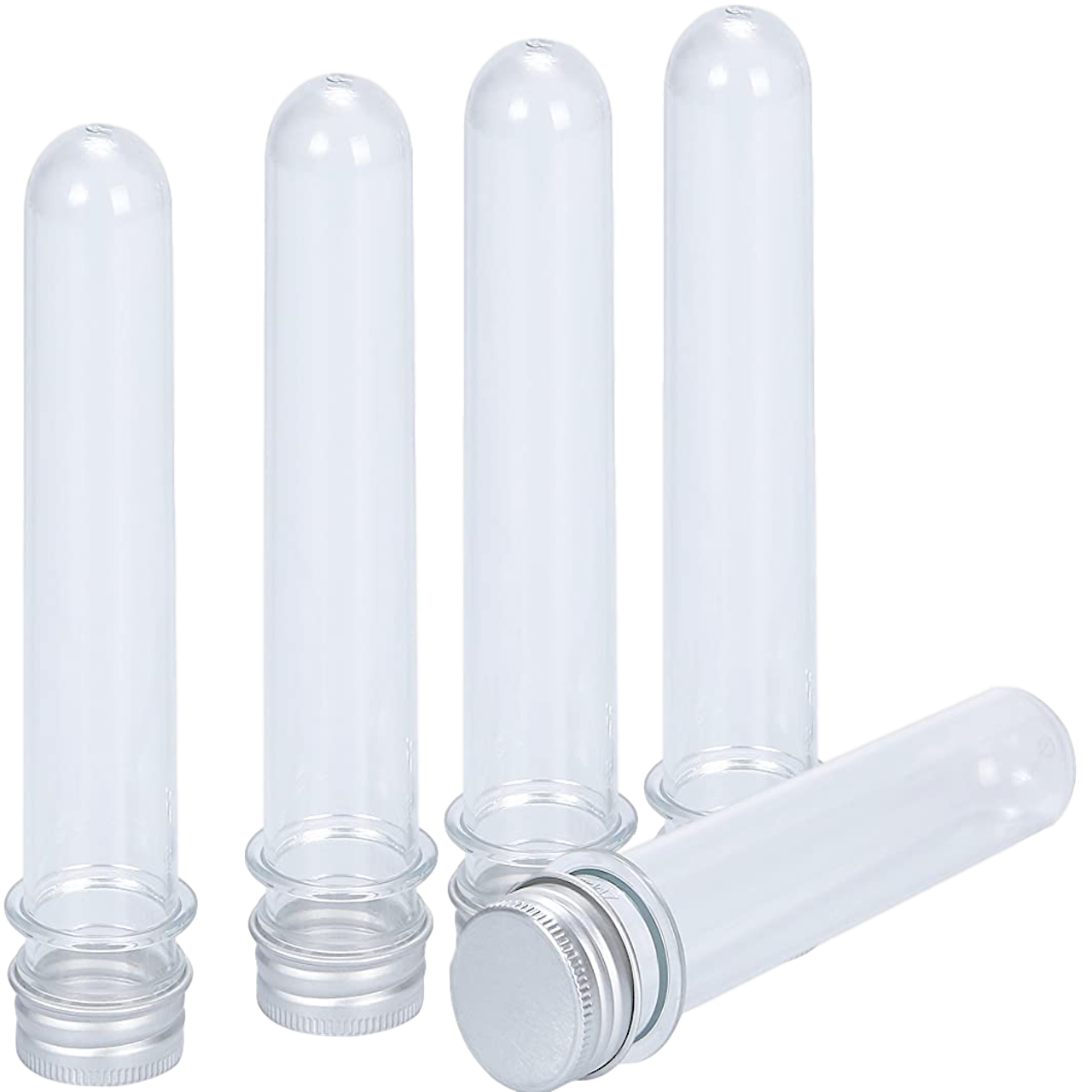 送料無料 試験管 プラスチック 2 5 14cm 5本 セット アルミキャップ 付き 実験 検査 研究 ハーバリウム 一輪挿し T K Y Official Web Shop