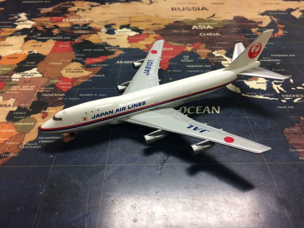 中古 Jalux Jal永遠の翼シリーズ Boeing747 100 Jal Ja8101 1 500 Aifura