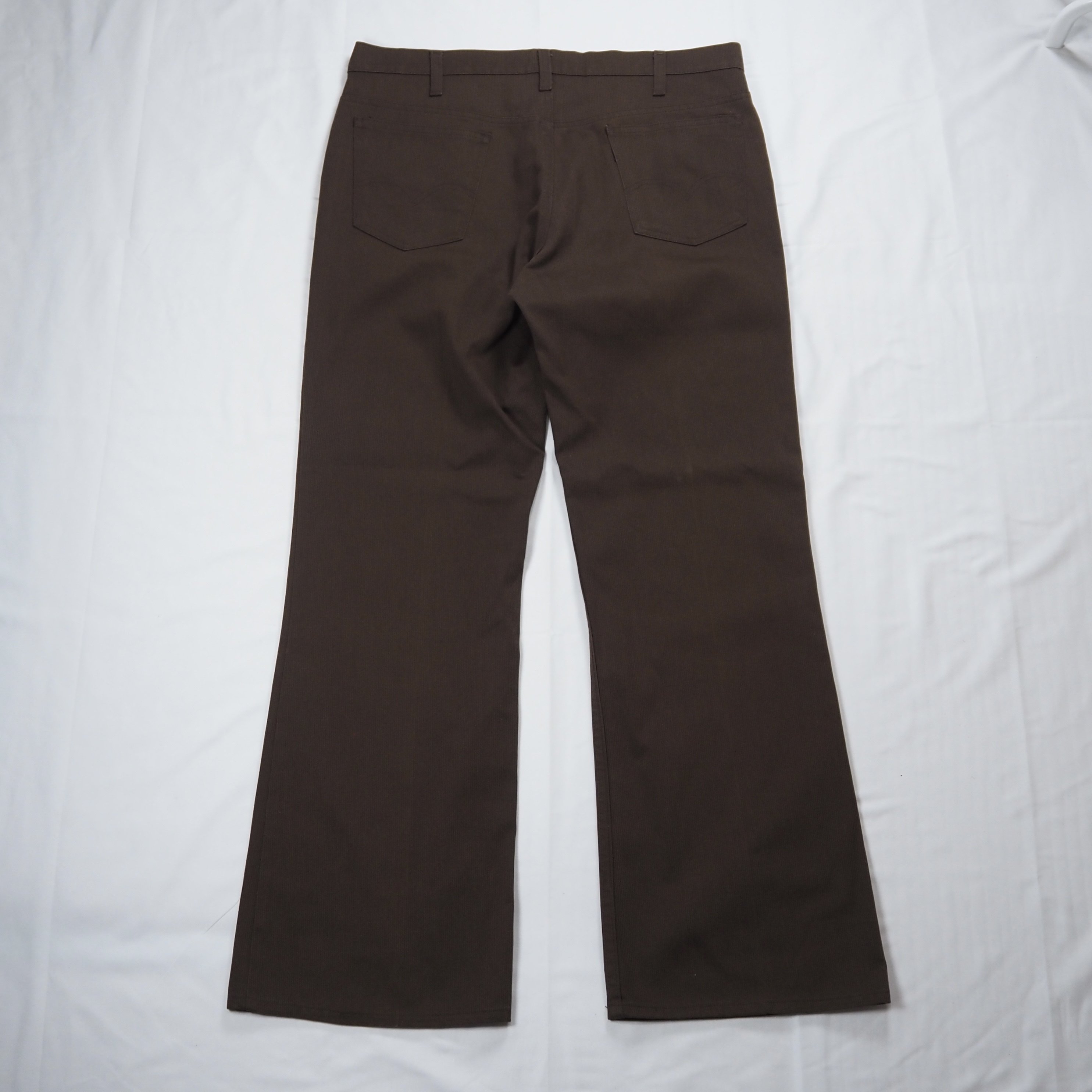 70’s Levi’s スタプレ ピケ 38×31 ブラウン の画像 13