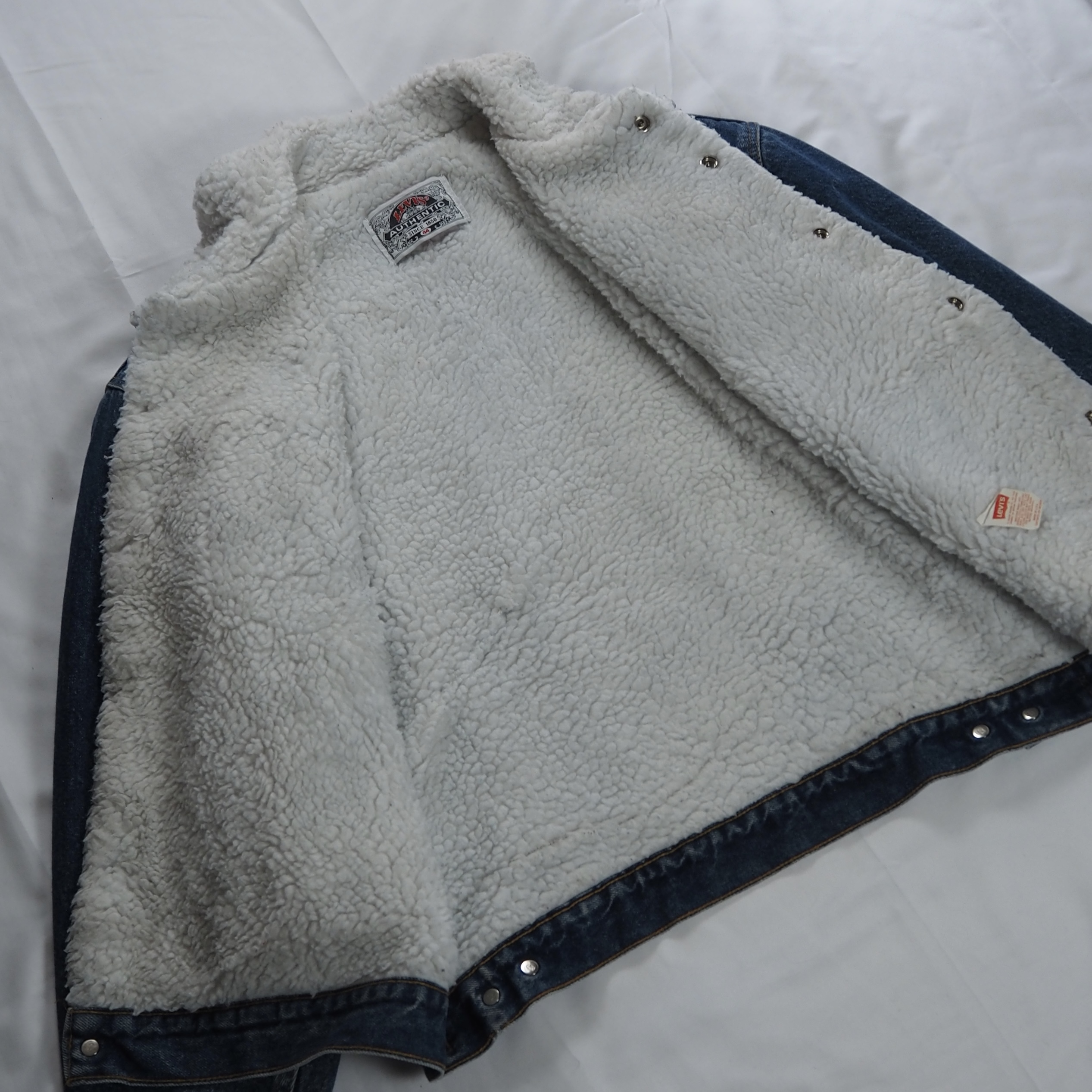 80’s Levi’s デニムボアジャケット サイズ44 の画像 8
