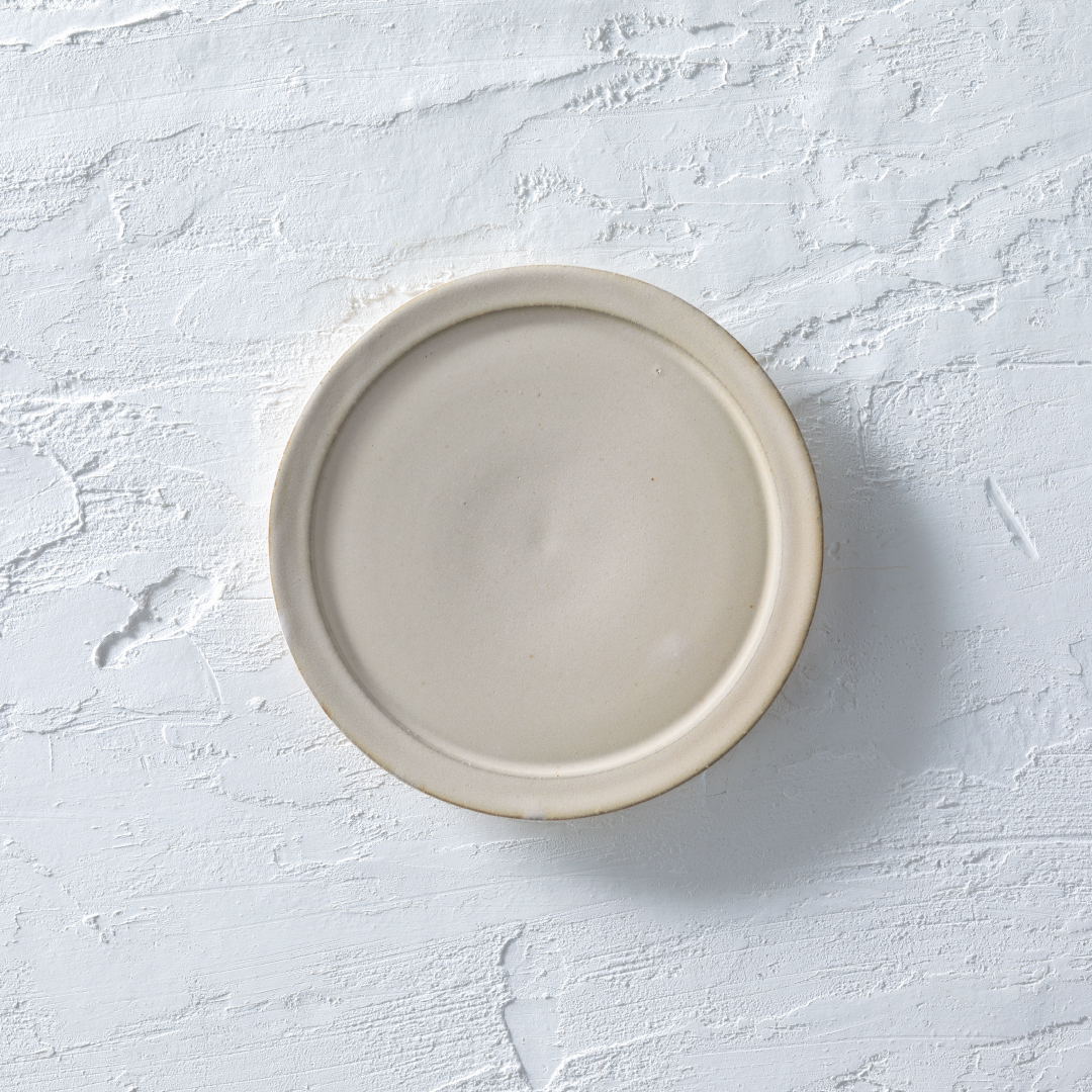 塚本友太／15cmリム皿 白サムネイル画像