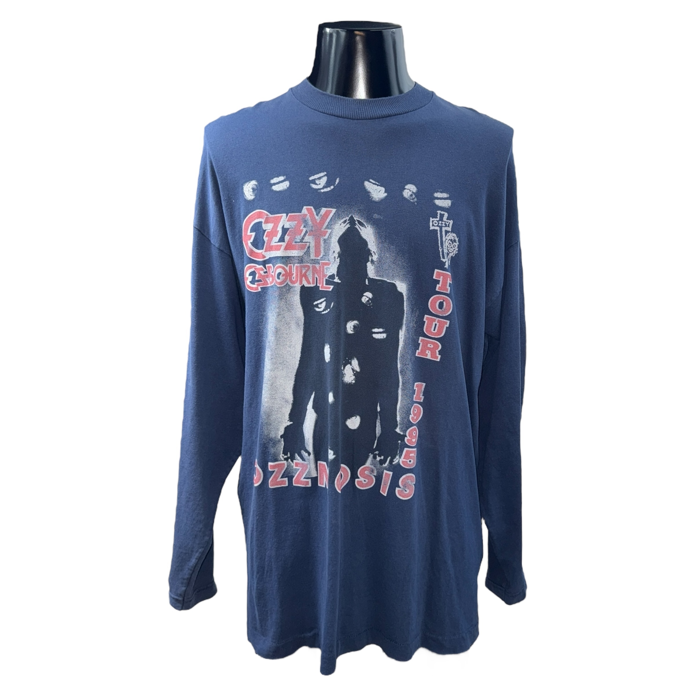 【Ozzy Osbourne】オジー・オズボーン  Ozzmosis Tour 1995　ロングスリーブTシャツ ブルー　XL