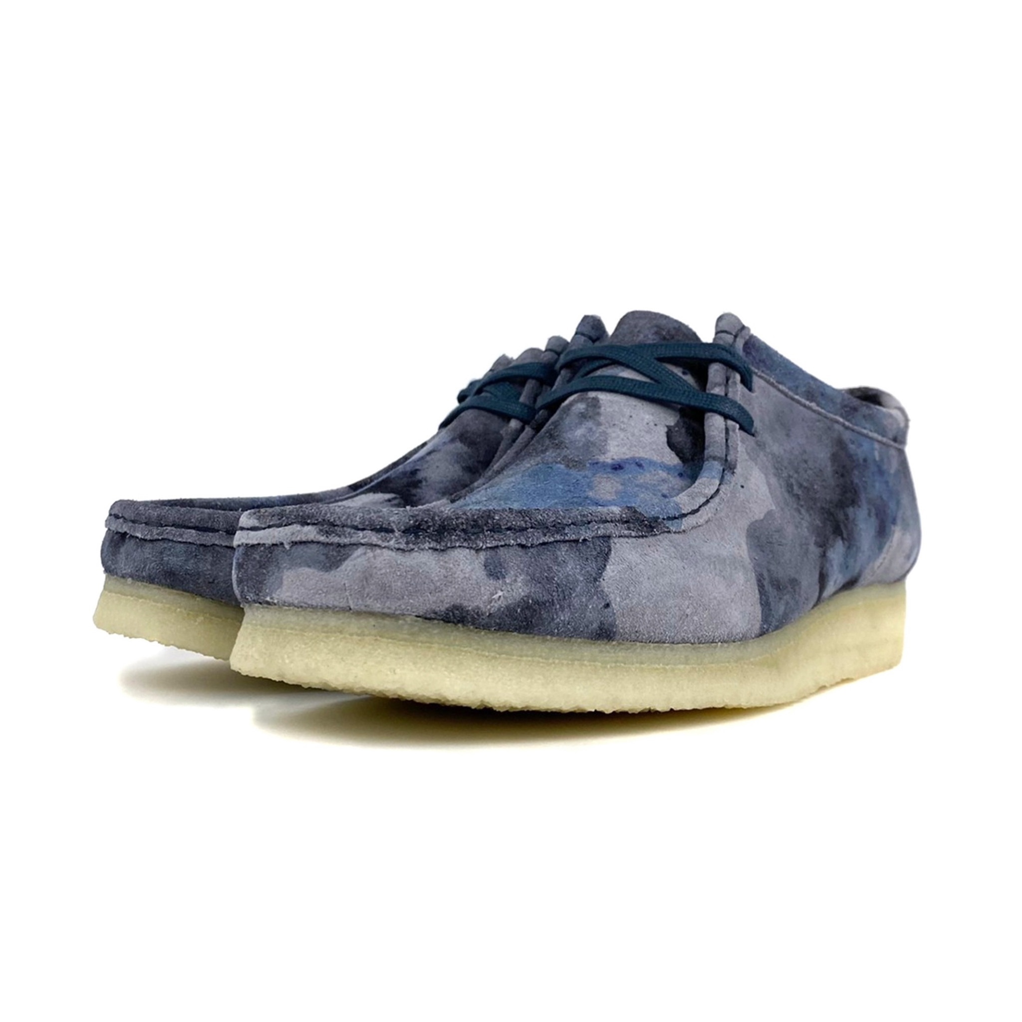 clarks wallabees blue