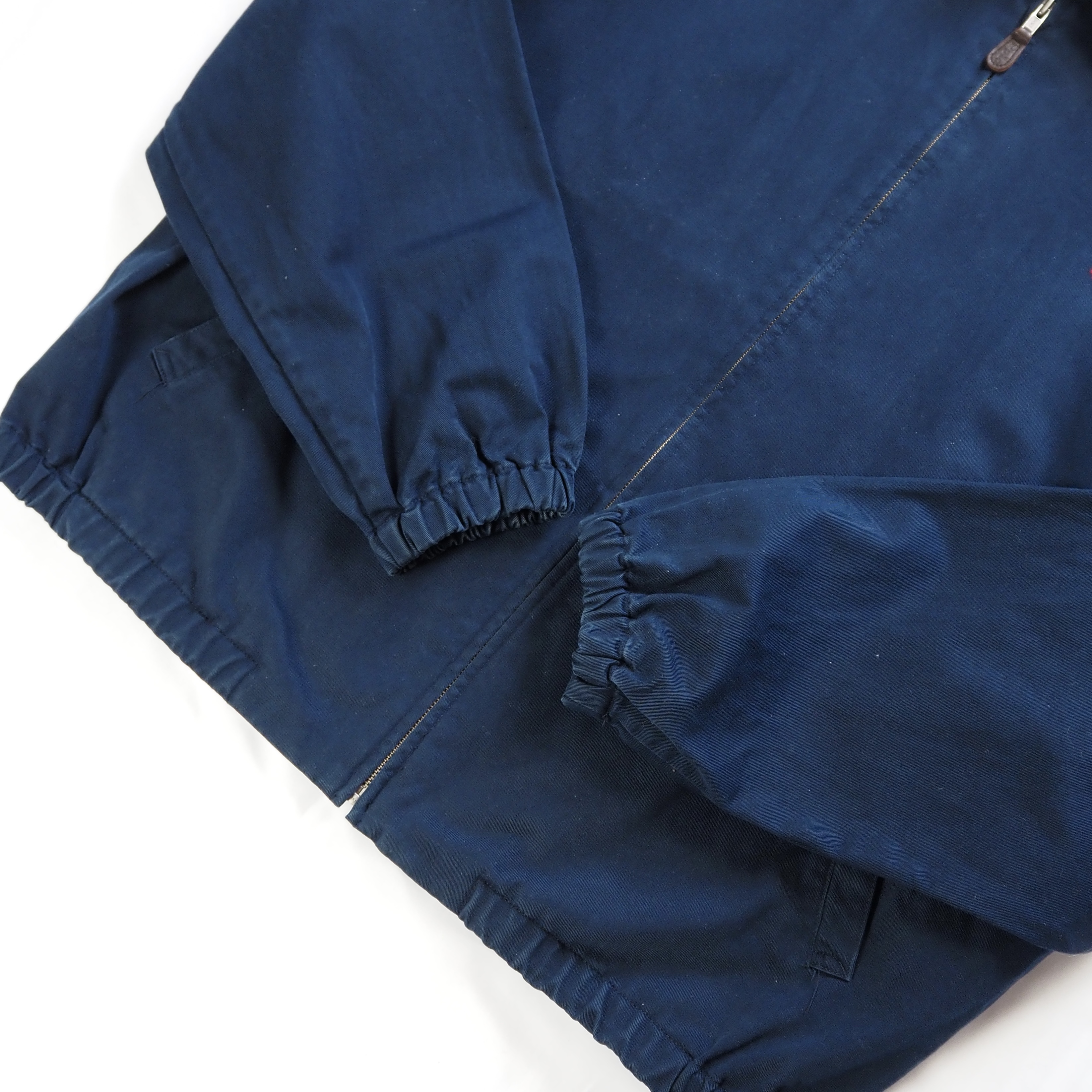 90’s Ralph Lauren コットンスイングトップジャケット ネイビー XL の画像 7