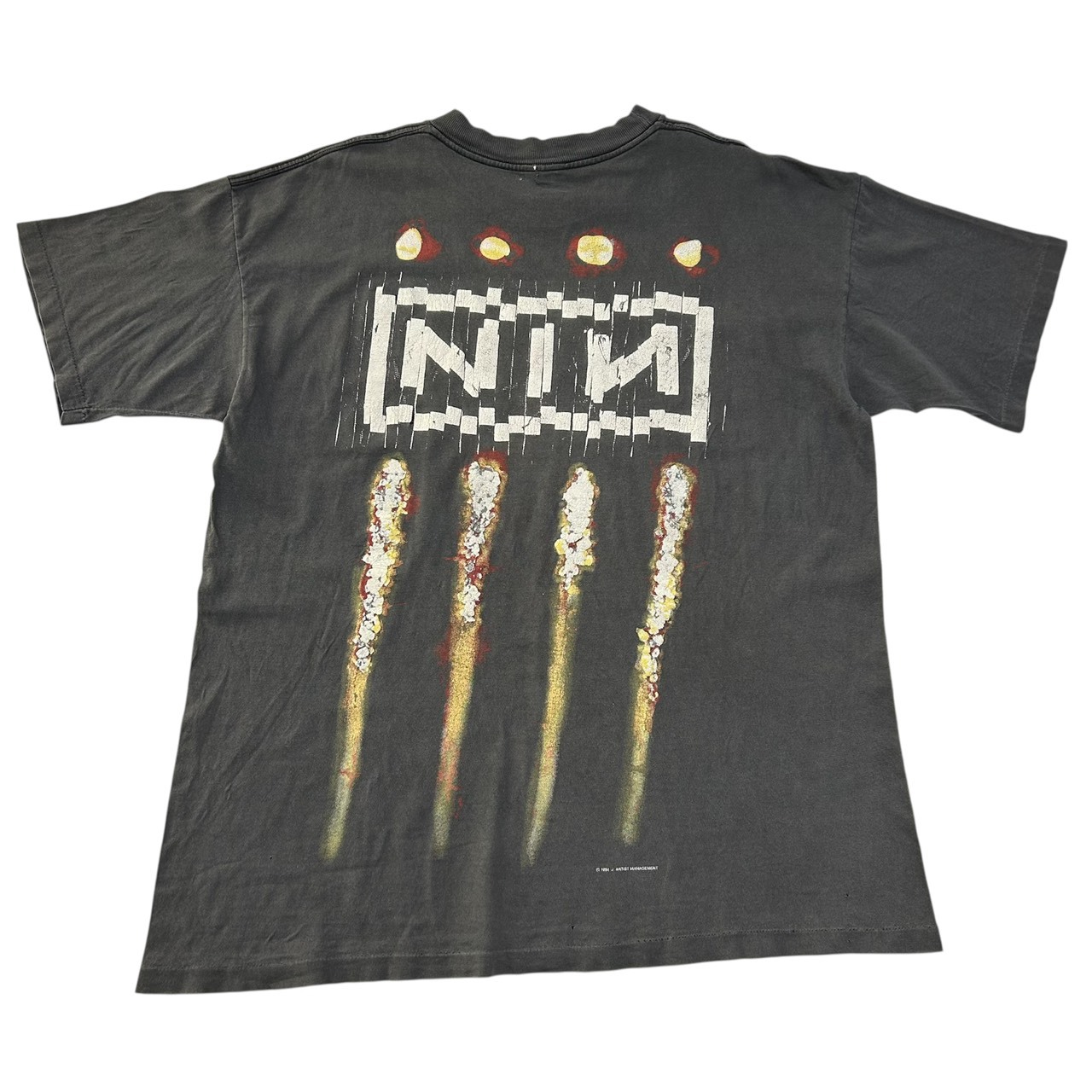 EURO 90s Nine Inch Nails “The Downward Spiral” Shredder T-Shirt Vintage NIN Fits XL