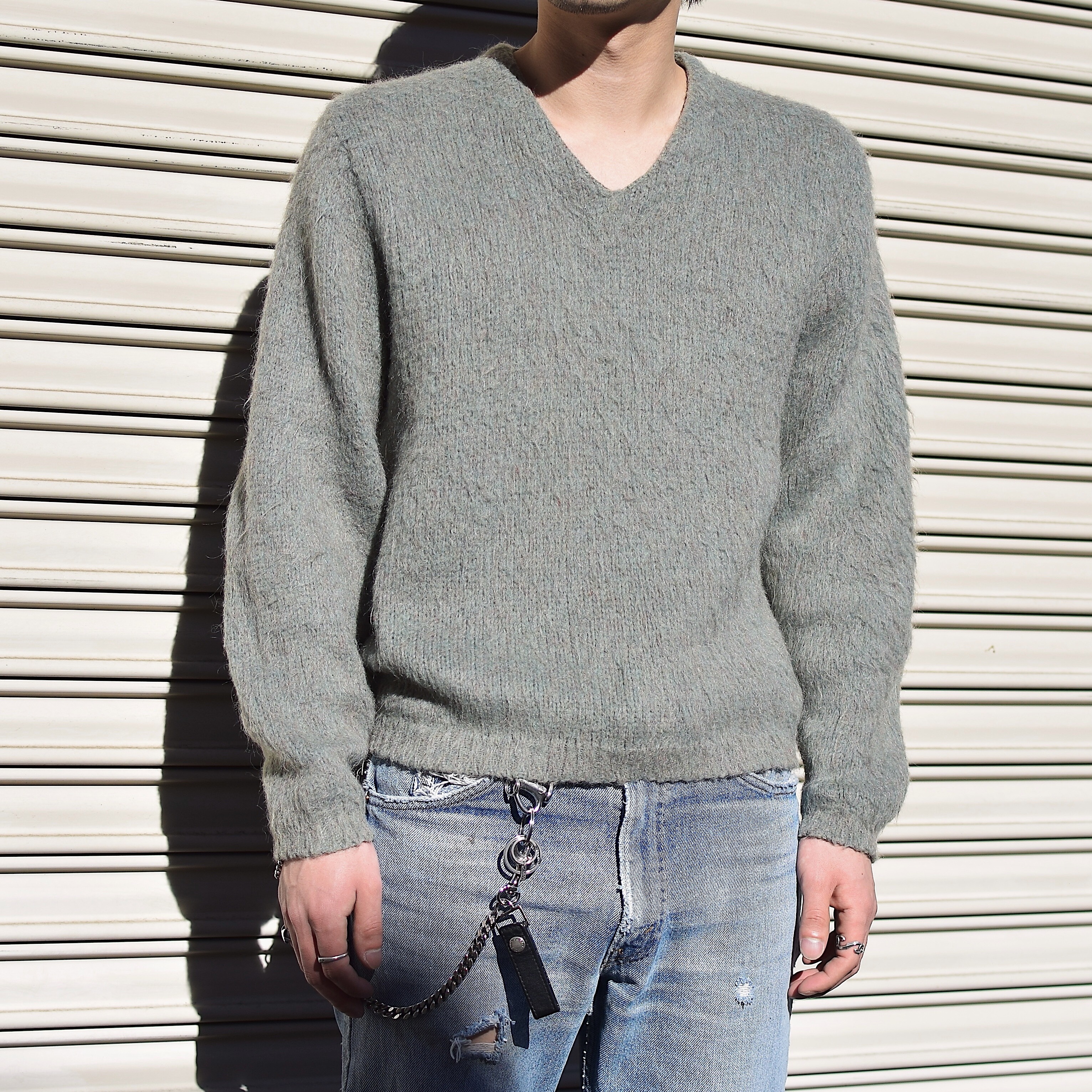 Vintage 60's【Truval Sportswear】Mohair Knit Sweater の画像 3