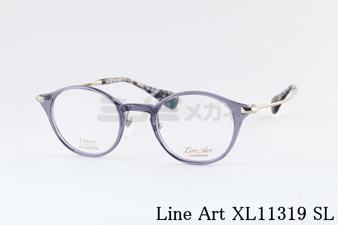 Line Art クリア メガネ Solo XL11315 GN ボストン コンビネーション