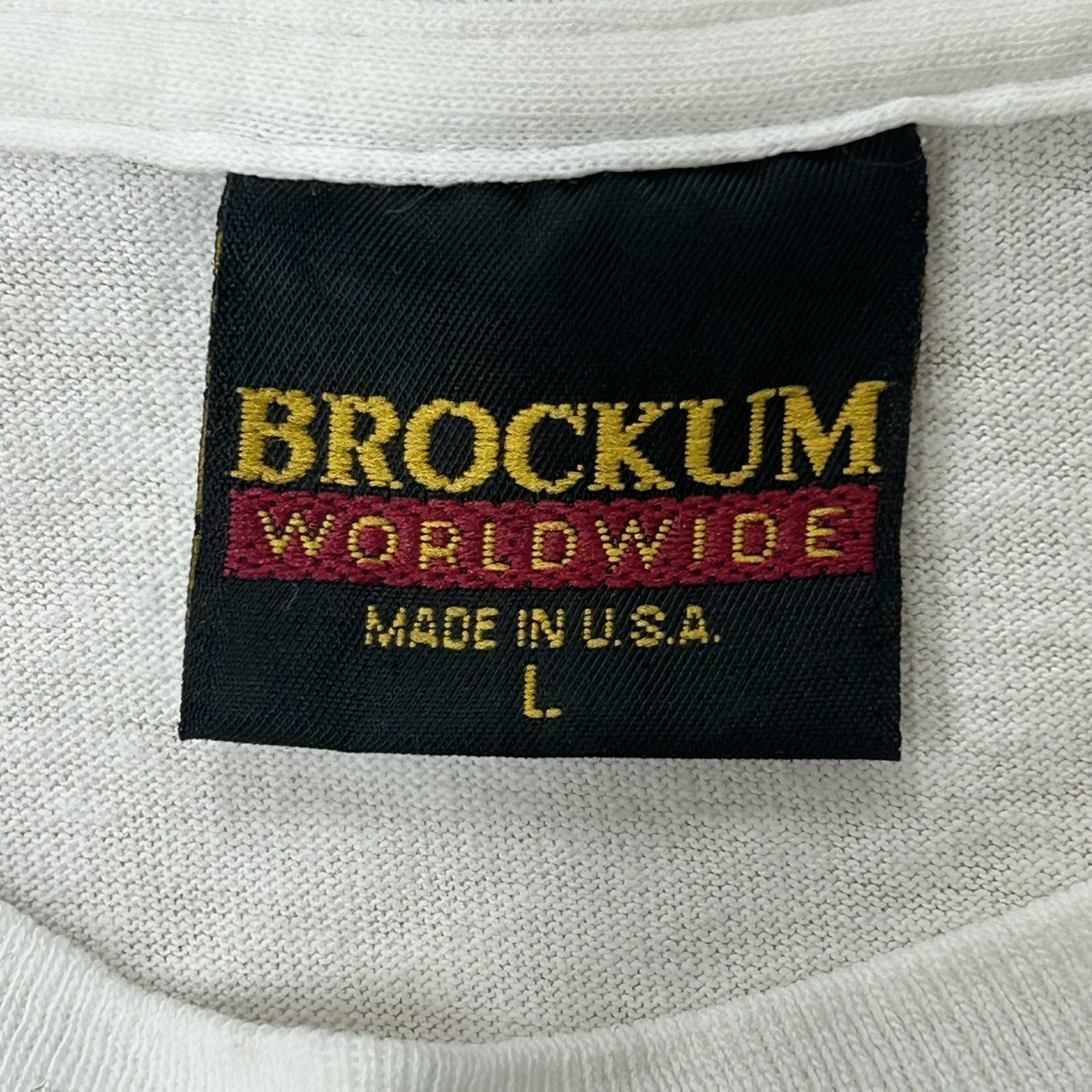 Pink Floyd North American Tour Vintage Band T-Shirt White BROCKUM L の画像 3