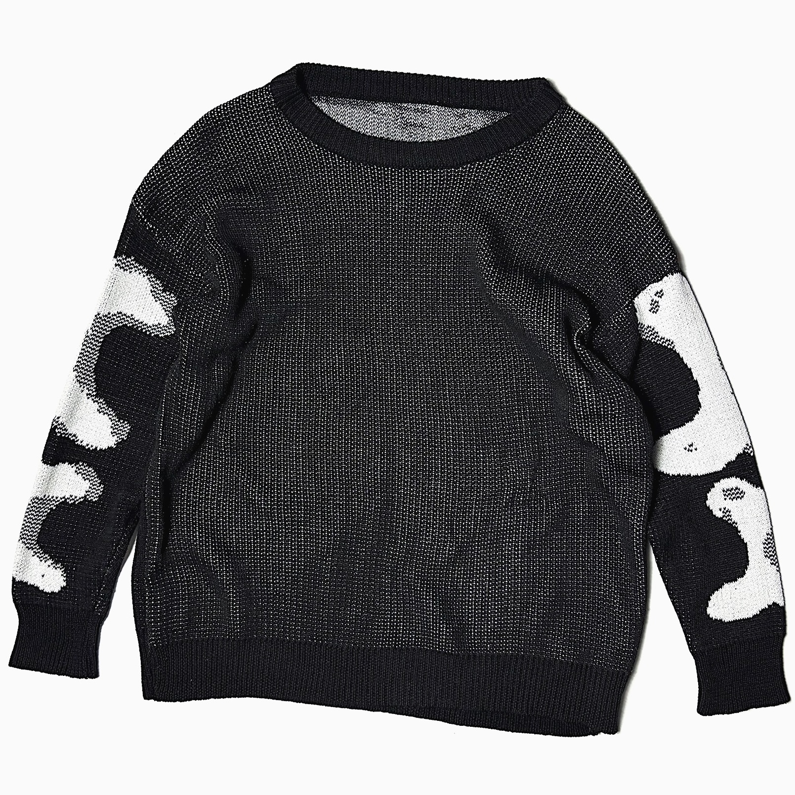 Y2K "Skeleton" Knit Sweater の画像 2