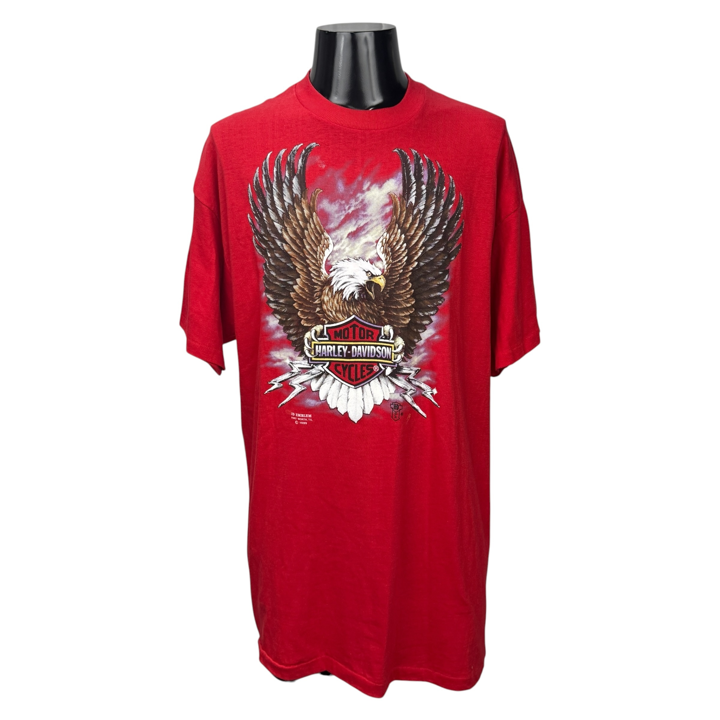 【HARLEY-DAVIDSON】ハーレーダビッドソン “EAGLE & LIGHTNING” 80’s Vintage Tシャツ