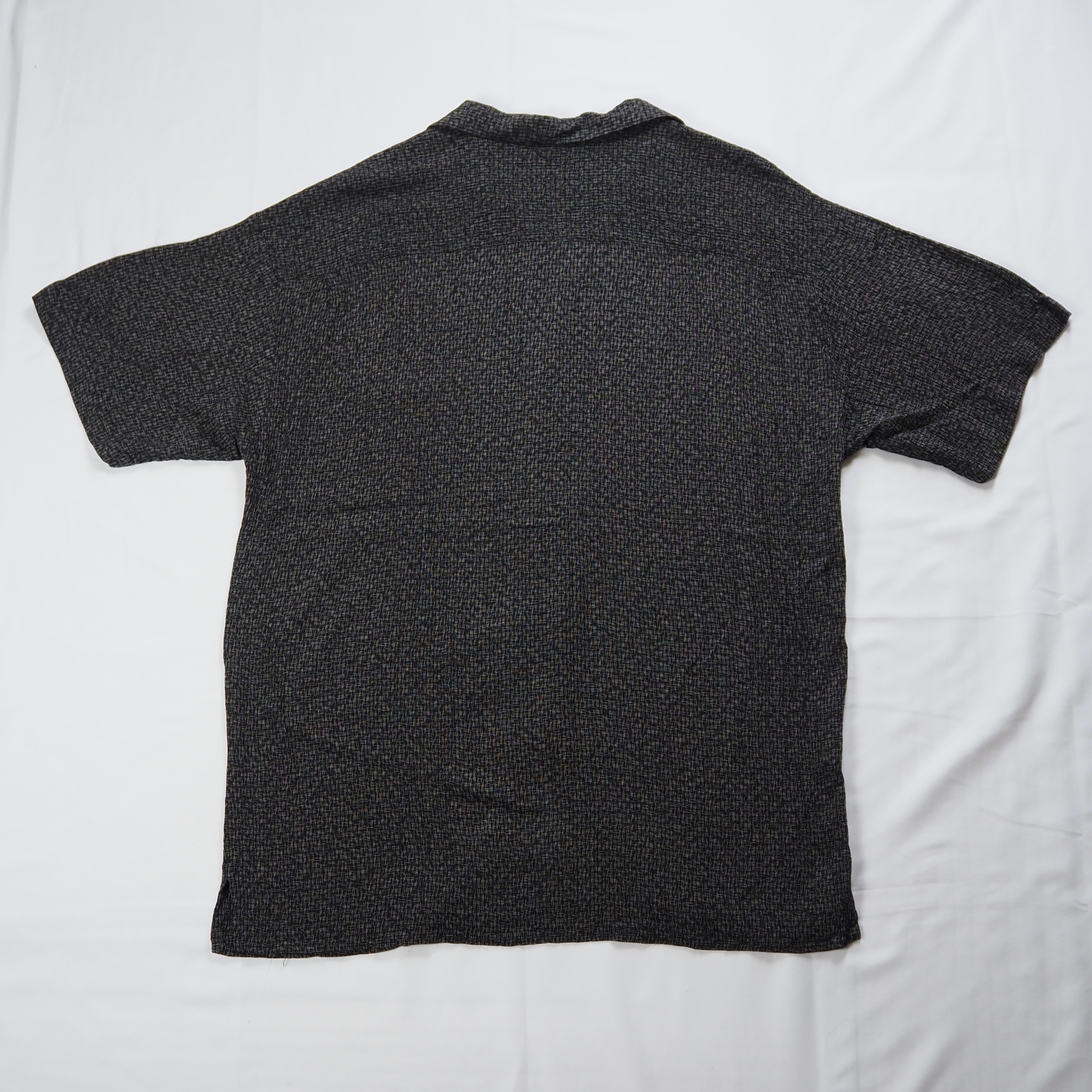 90’s Pronto Uomo 開襟レーヨンシャツ XL ブラック アメリカ製 の画像 13