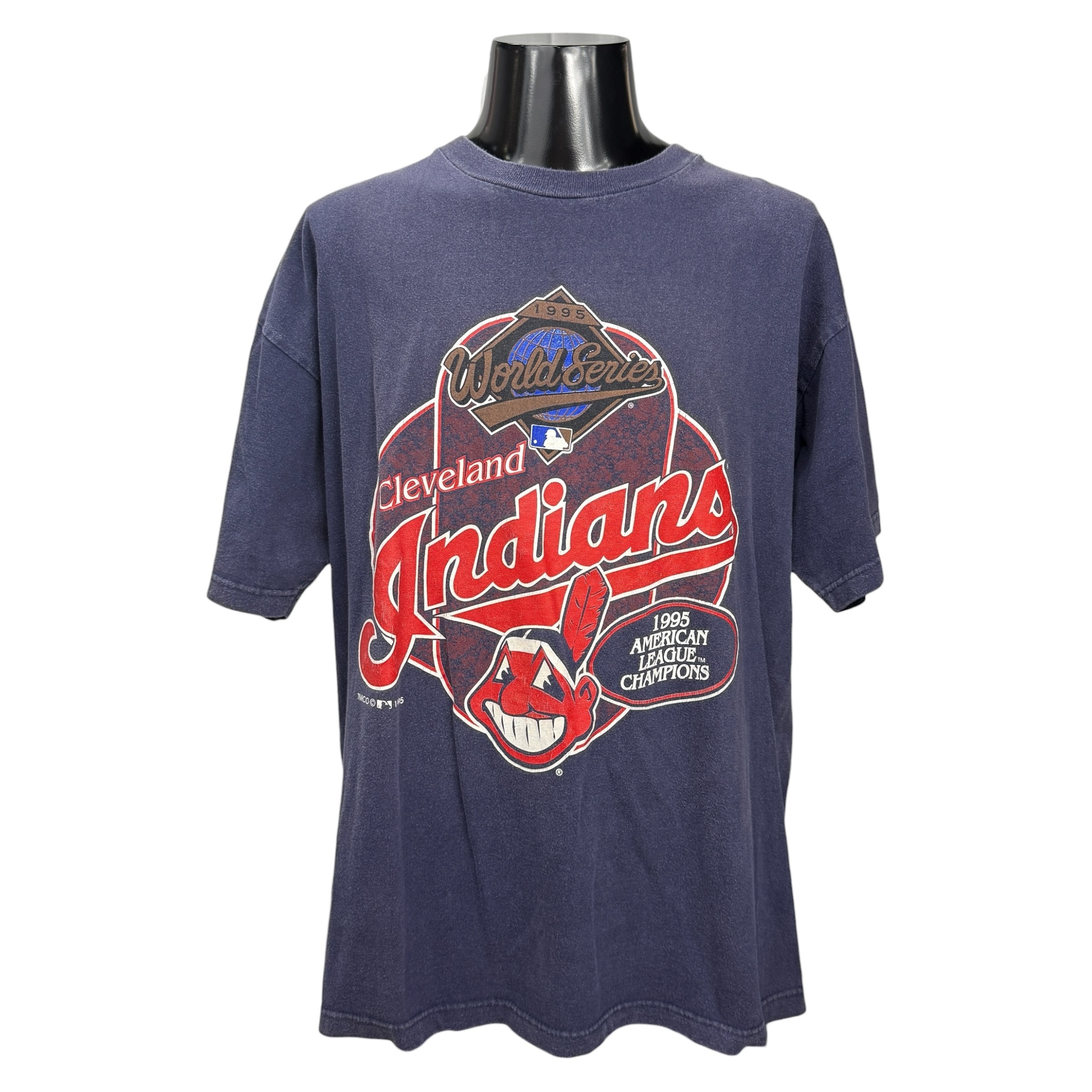 【CLEVELAND INDIANS】クリーブランド・インディアンス “95 WORLD SERIES” 90’s Vintage Tシャツ