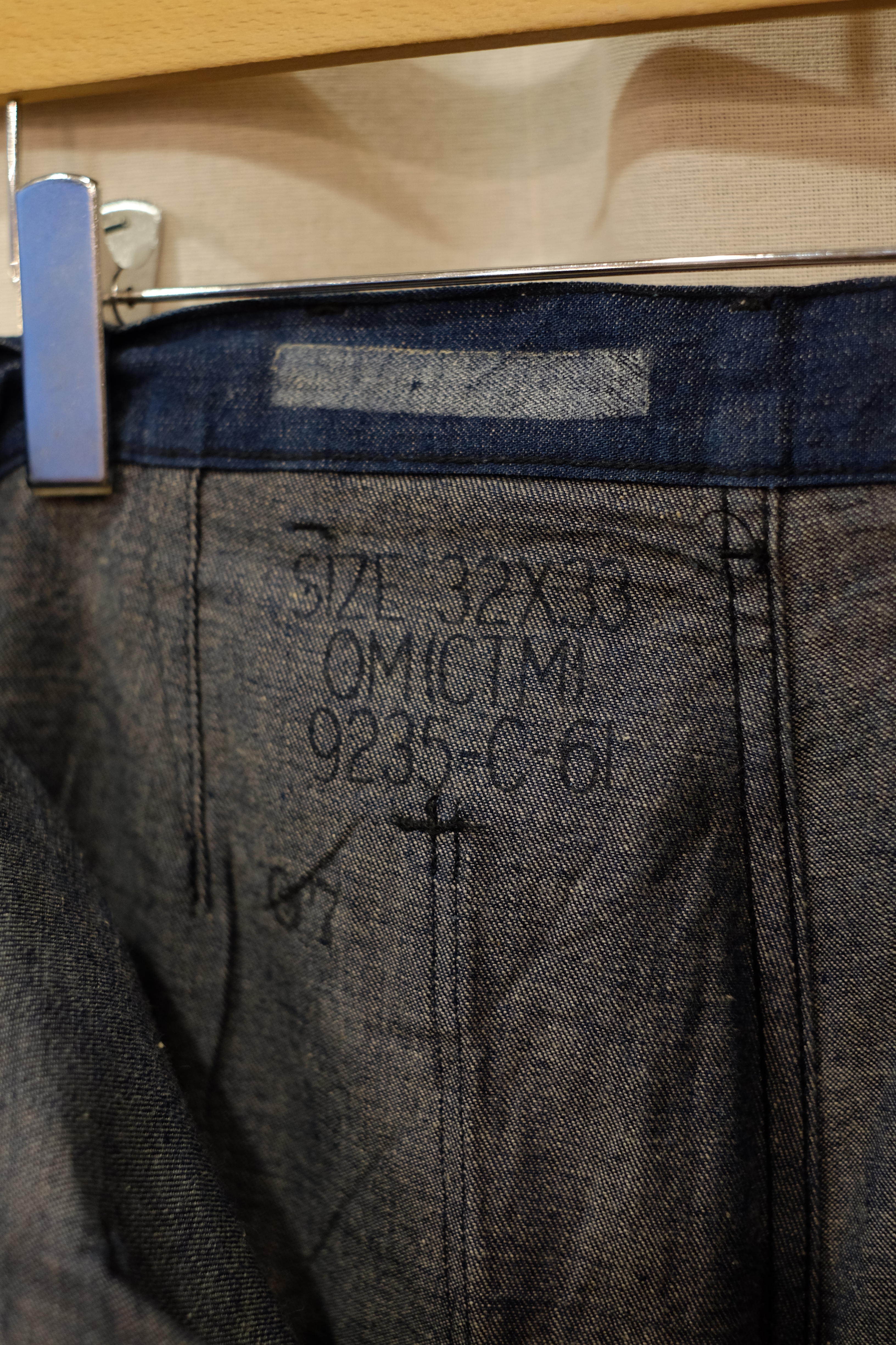 60s US NAVY denim sailor flare pants の画像 15