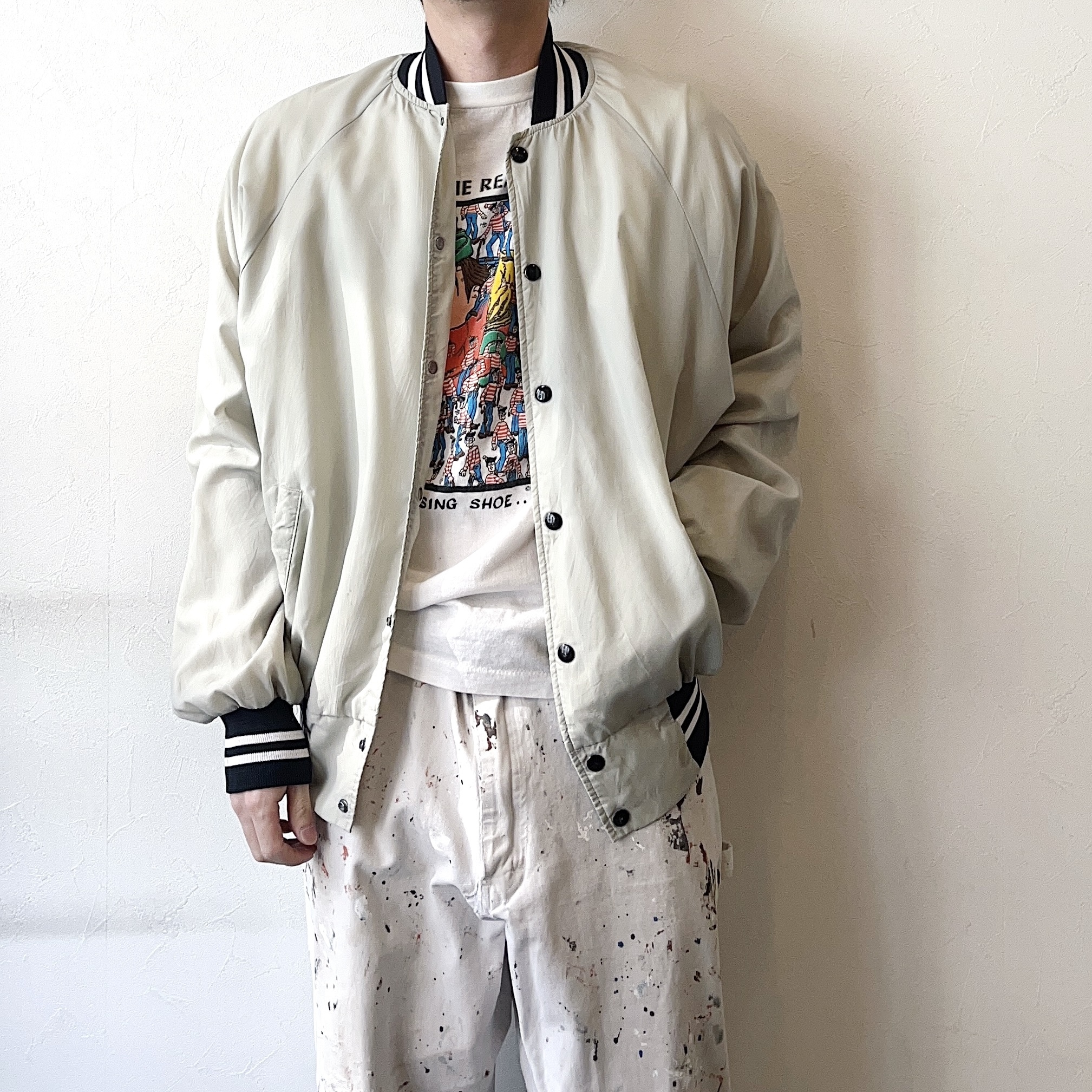 Vintage 70〜80's "REDIEHS EXPRESS INC. FULTON TERMINAL" Nylon Jacket の画像 3