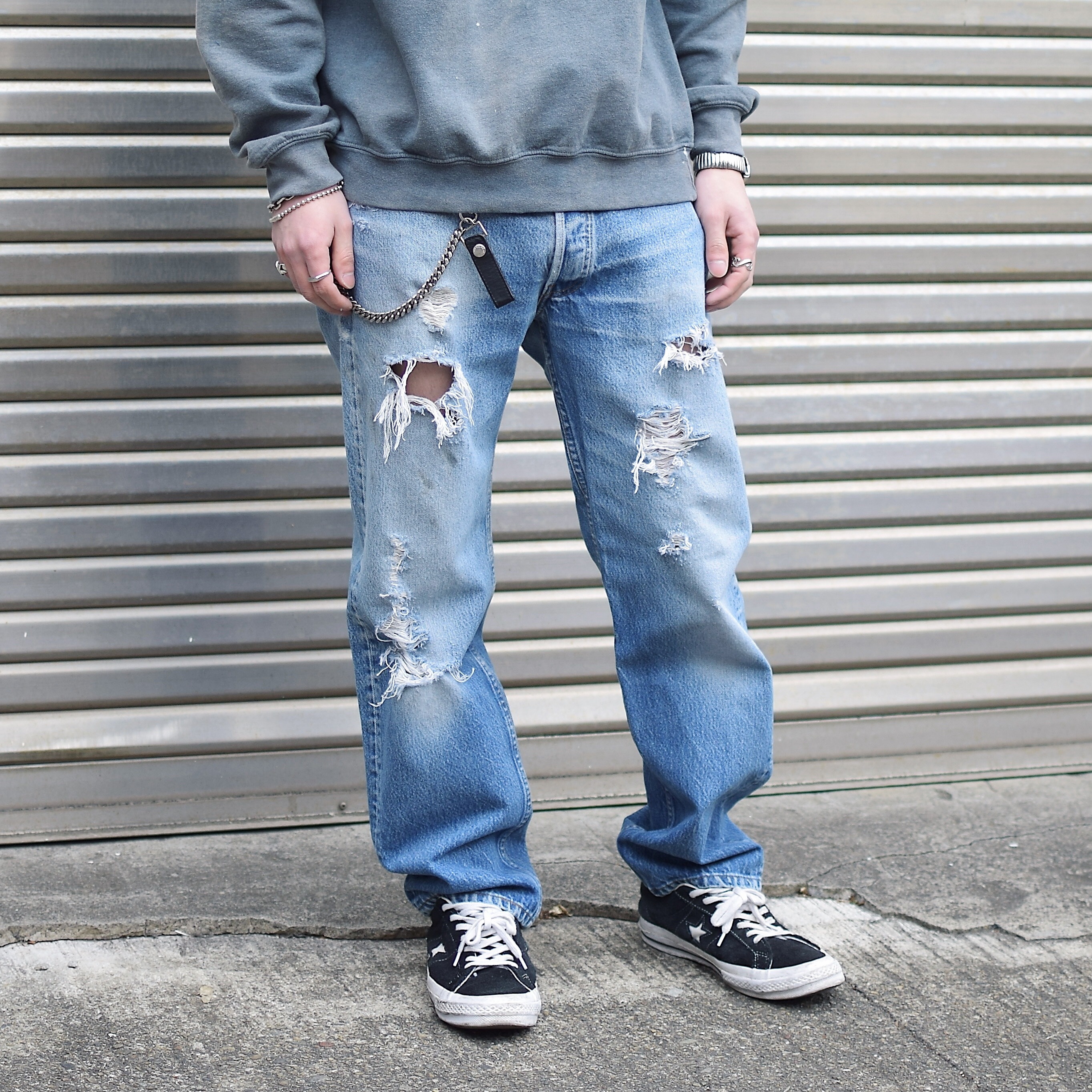 Vintage【Levi's】501 Grunge Denim Pants の画像 3