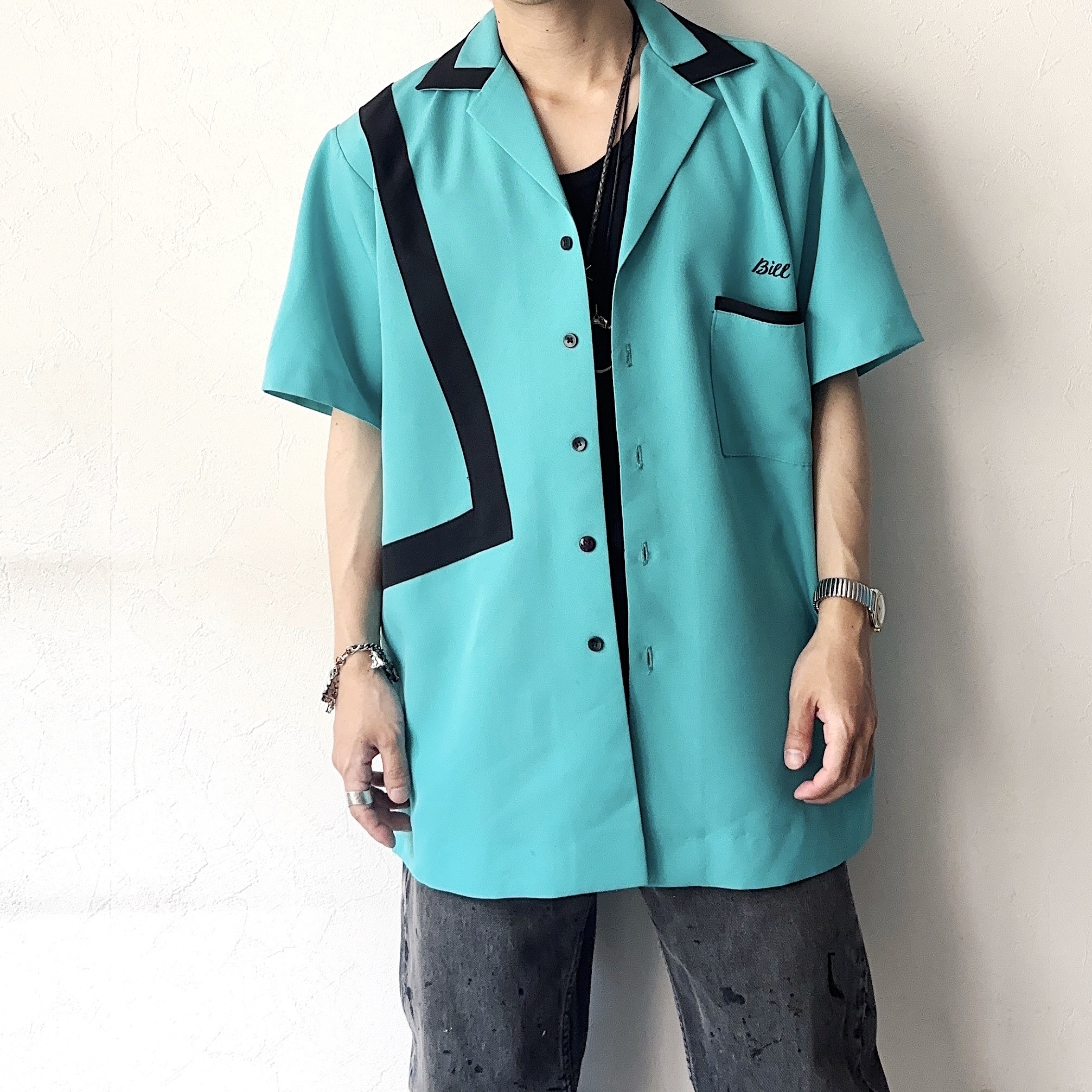 Vintage 80～90's "Sportsman Bowling Club L.A." Bowling Shirt の画像 3