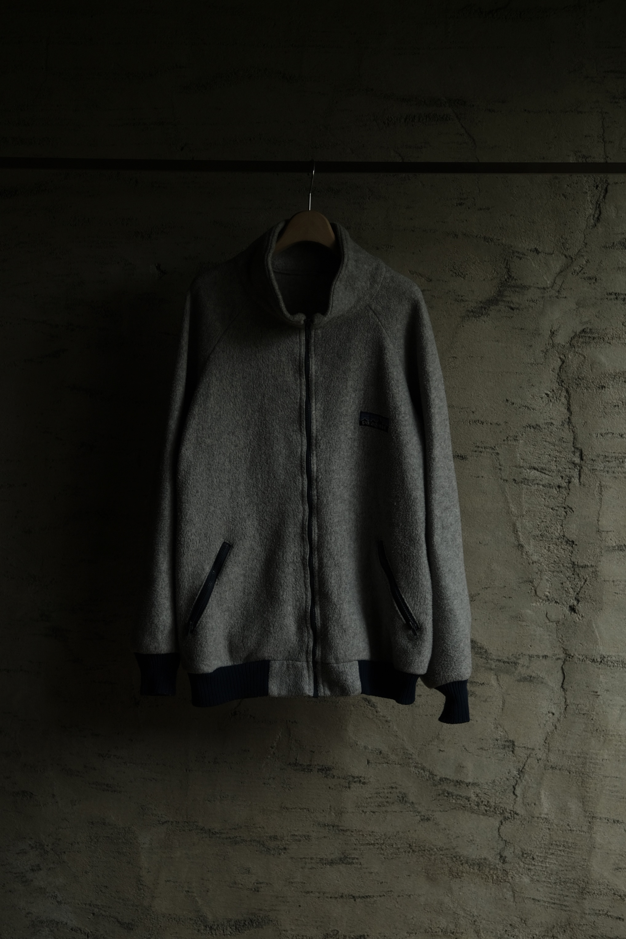 Utah/80's "patagonia" zip up fleece jacket