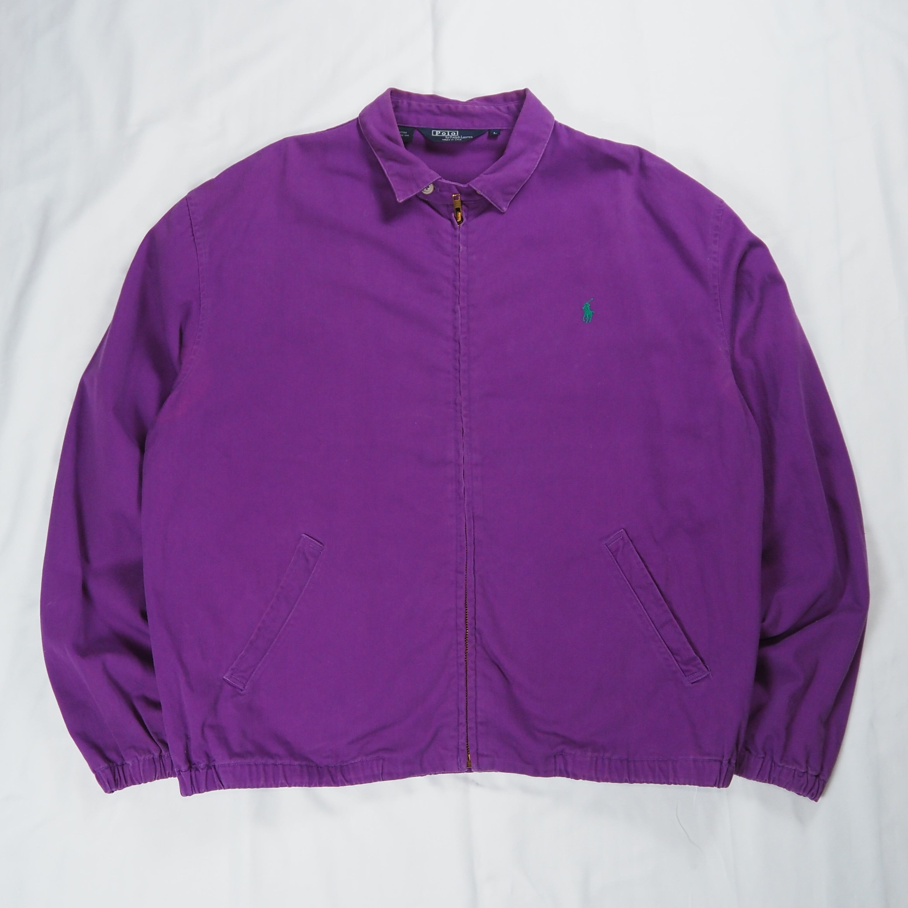 90's Ralph Lauren スイングトップ パープル Lサイズ アメリカ製