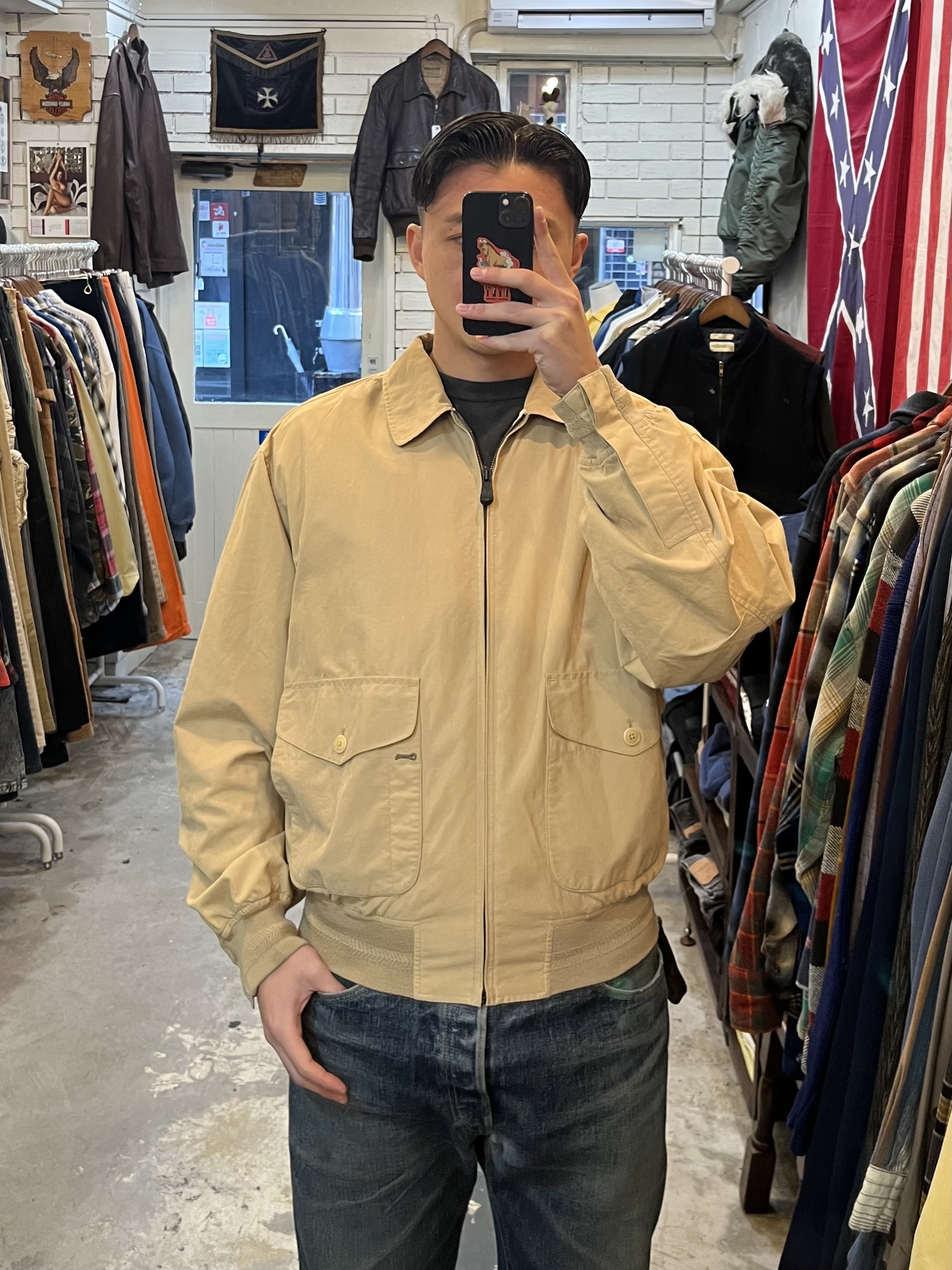 90’s Nautica A-2タイプジャケット ライトアウター  Mサイズ の画像 3