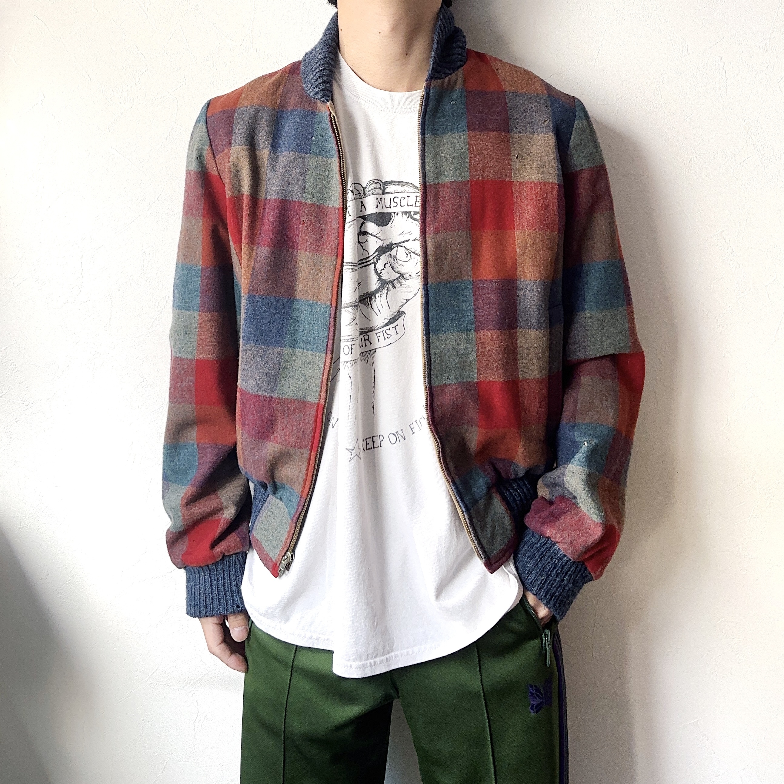 Vintage 40's【PENDLETON】Reversible Wool Check Jacket の画像 5