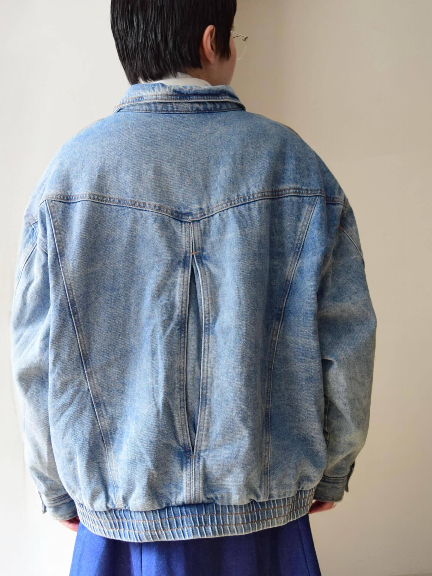 Denim boa blouson の画像 5