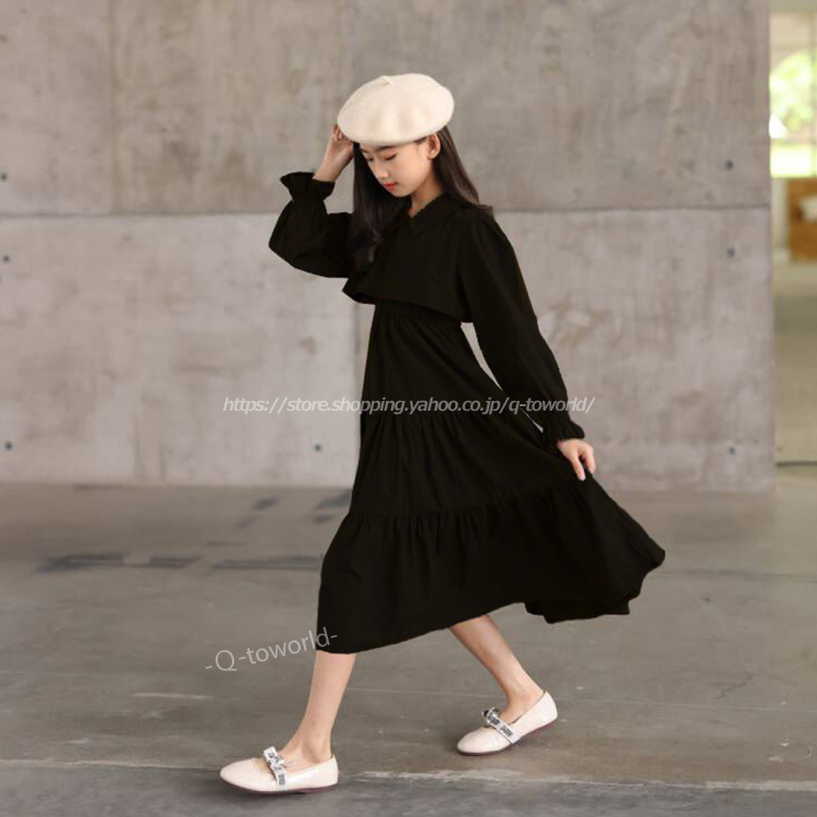 1 165 女の子 ワンピース フォーマル 全２色 ドレス 韓国版 男の子 韓国版 女の子 韓国子供服 子供服 キッズ Q Toworld キュートワールド 子供服 メール便は何点でも送料の合計は280円