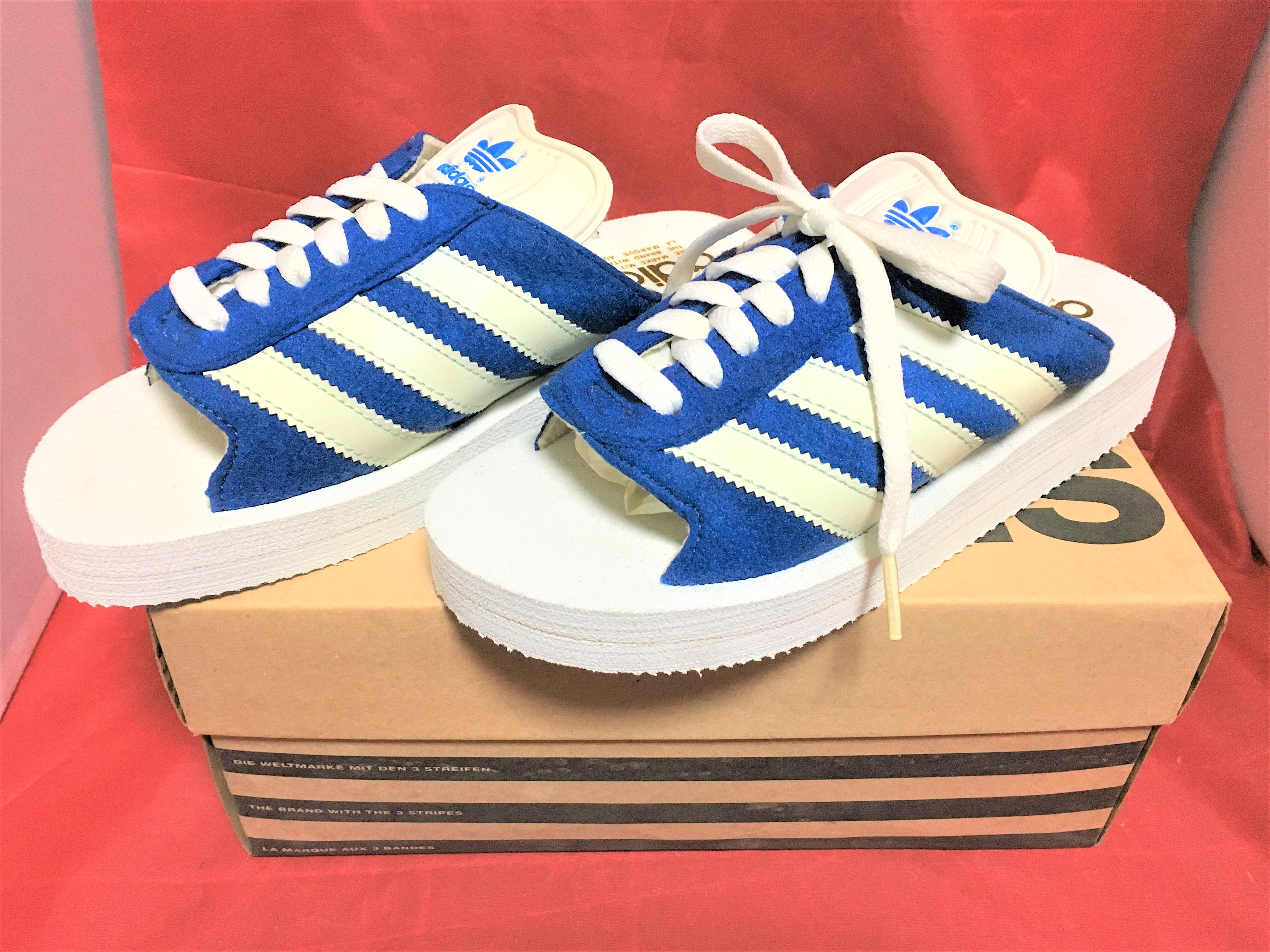 Adidas アディダス Beach Gazelle ビーチ ガゼル 5 23 5cm 青 白 90s Freestars Adidas アディダス Beach Gazelle ビーチ ガゼル 5 23 5cm 青 白 90s Freestars