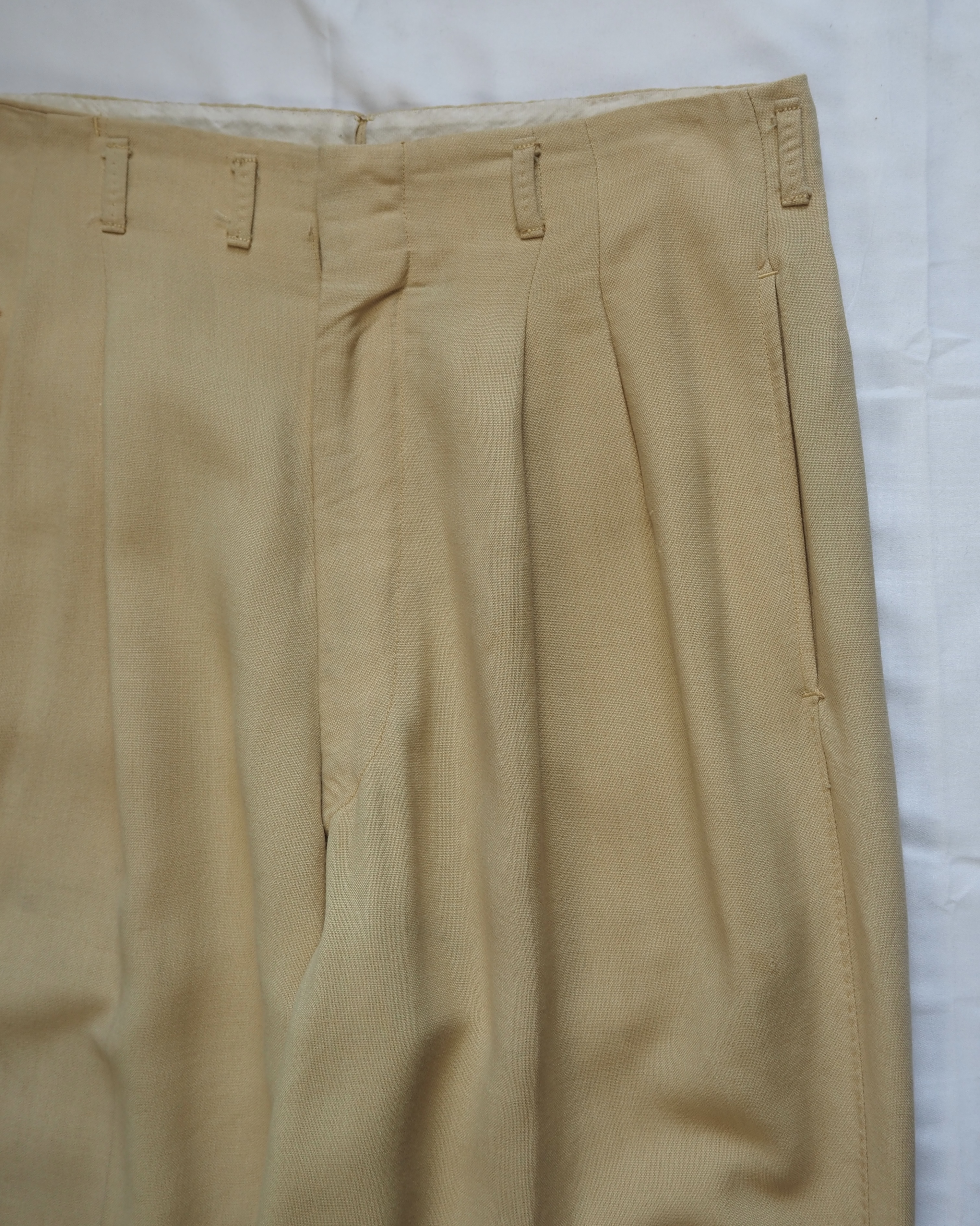 【VCM入荷】50’s ウールスラックス イエロー の画像 5