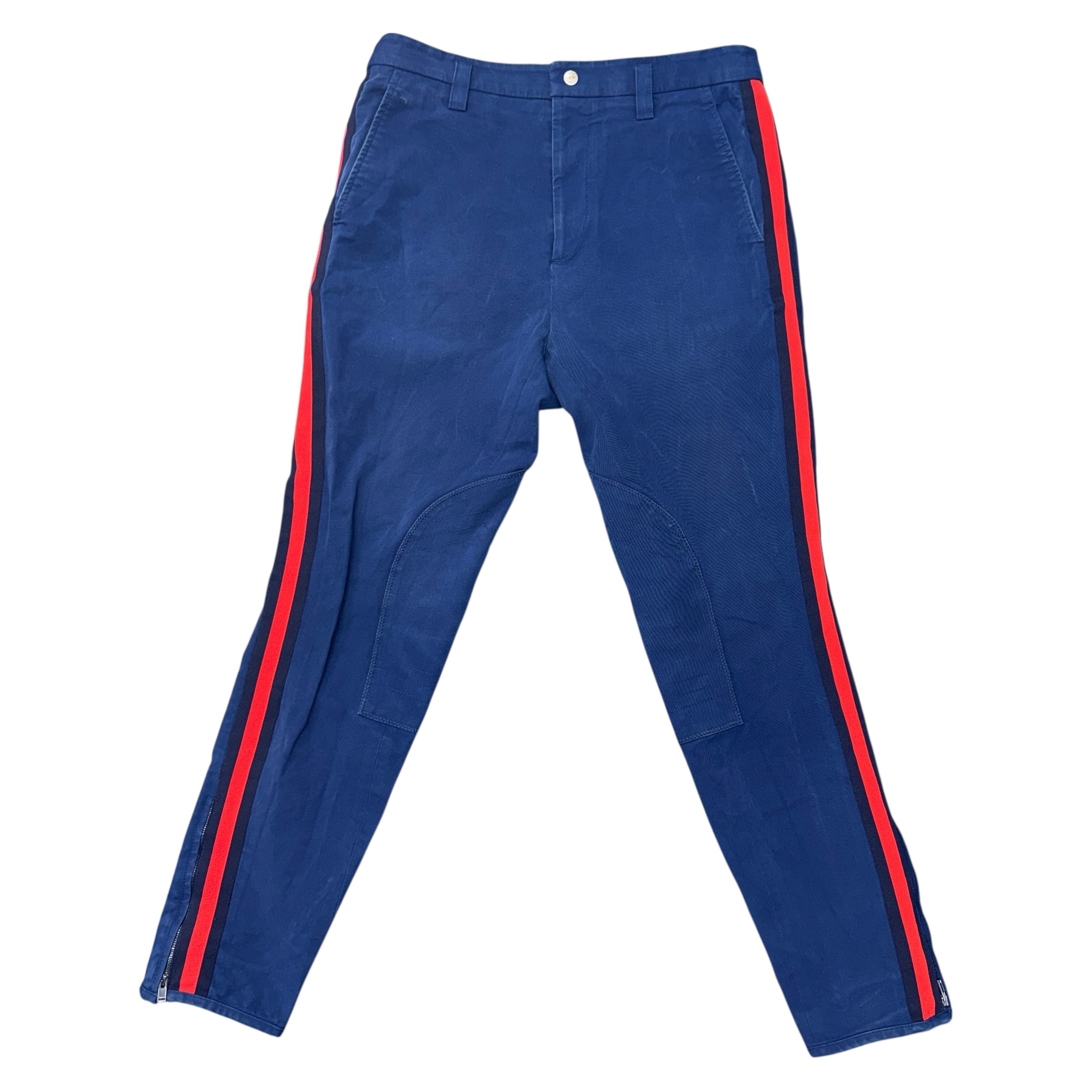 【GUCCI】サイドストライプ ロイヤルブルーパンツ