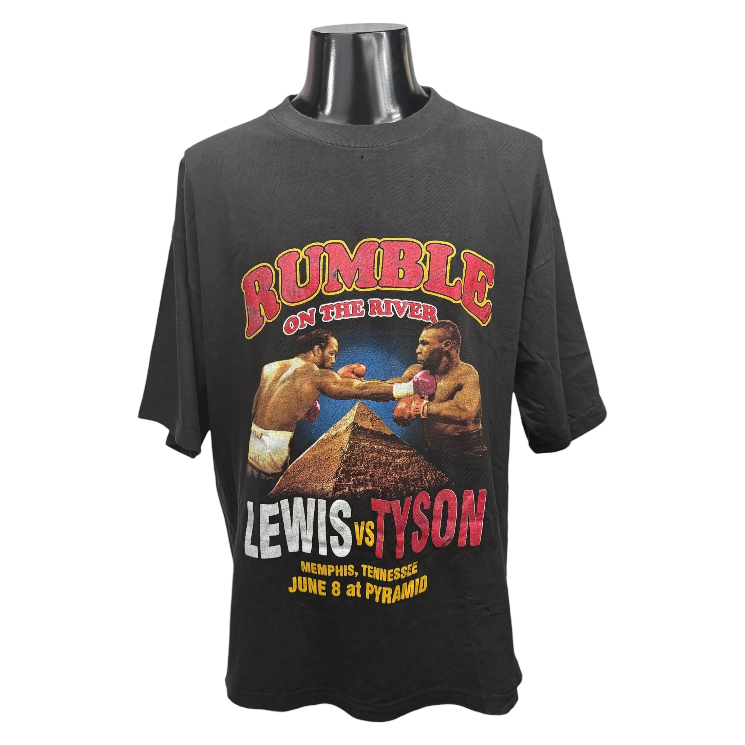 【TYSON vs LEWIS】タイソン vs ルイス “RUMBLE ON THE RIVER” 00’s Y2K Vintage Tシャツ