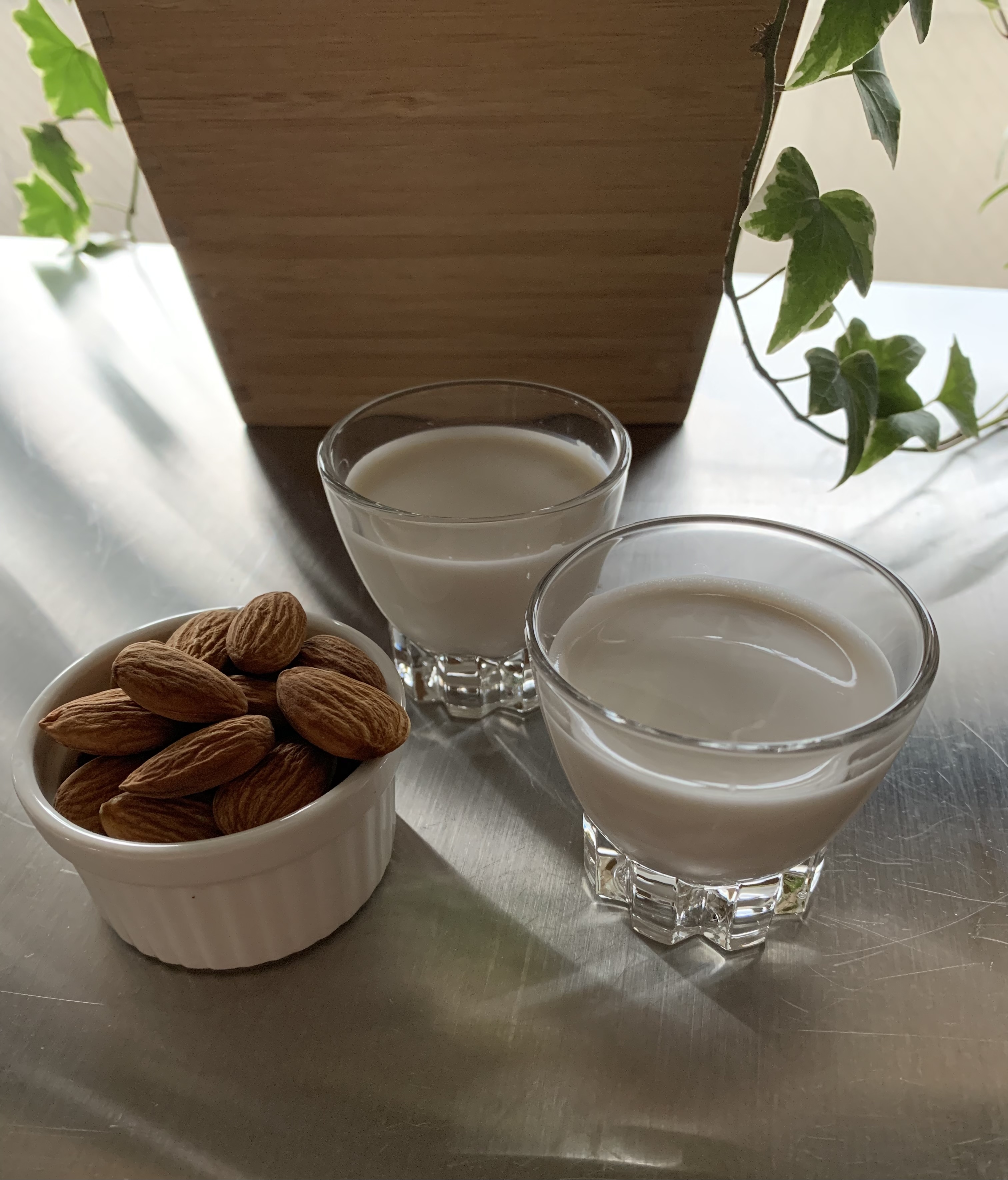Handmade Almond Milk<br>手作りアーモンドミルク