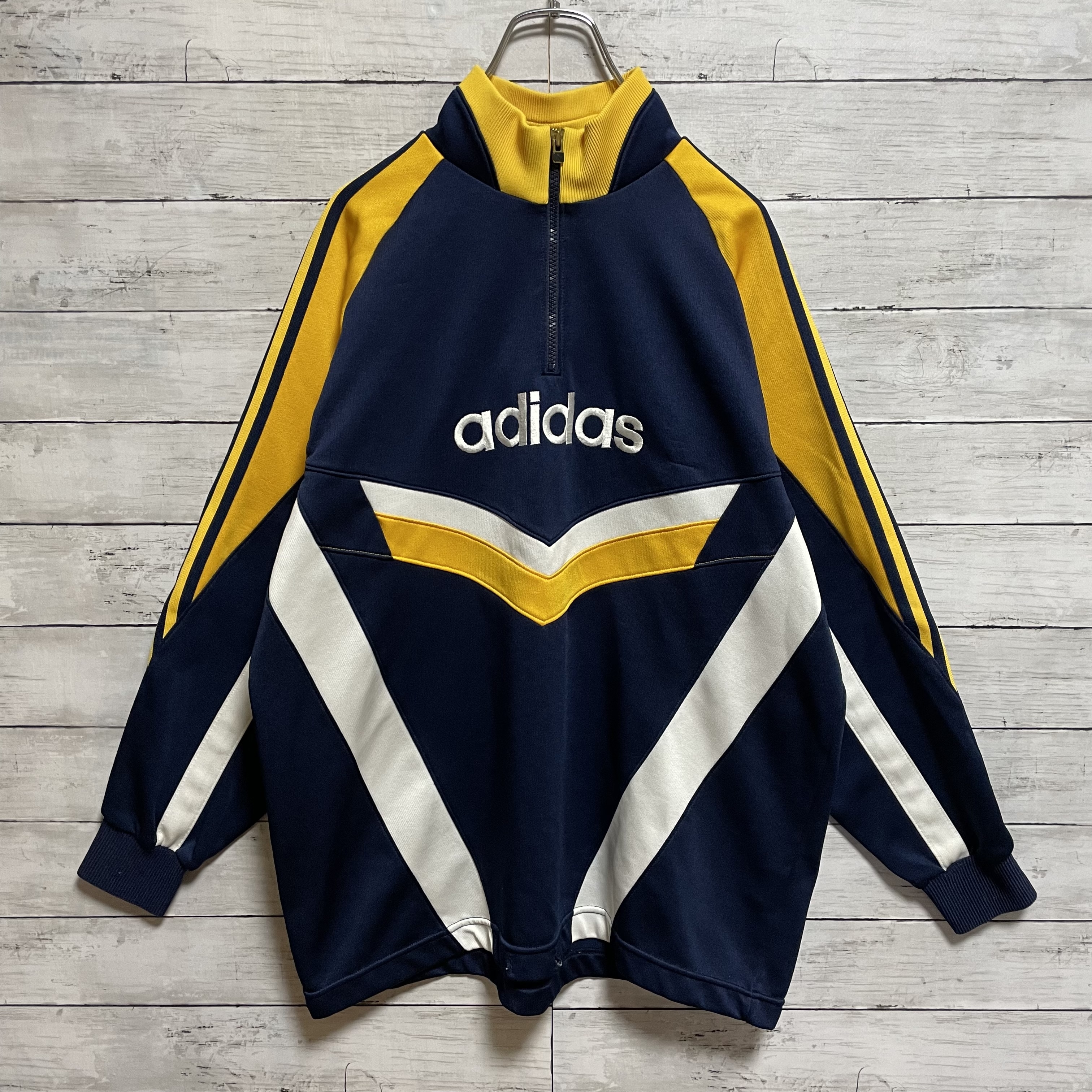 90's adidas ピステ ポケット付き 高デザイン アディダス トレーナー