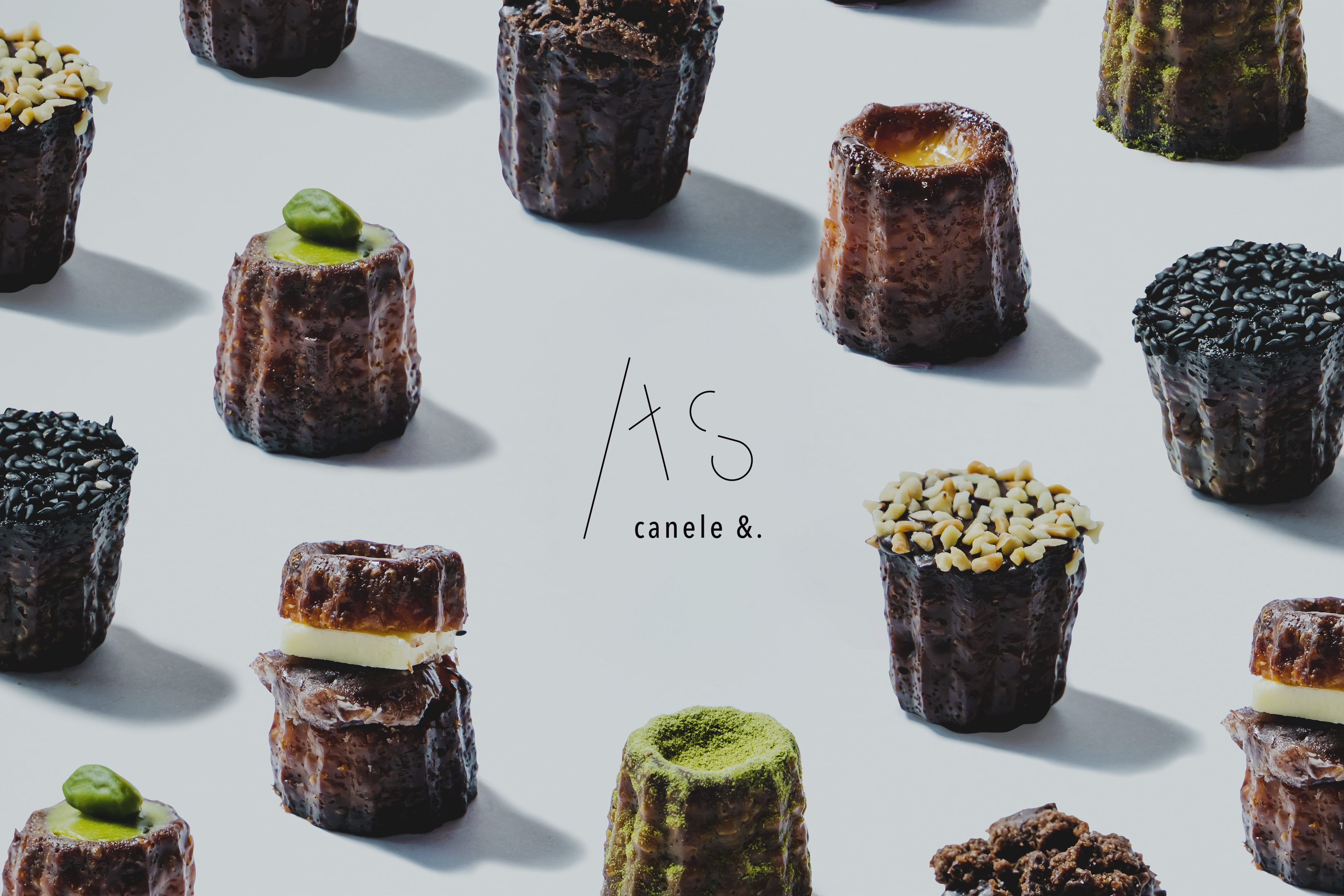As canele&.