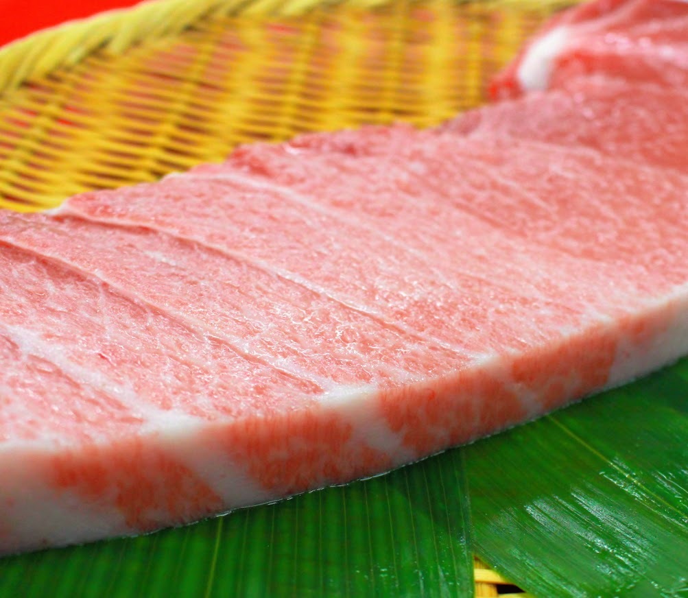 本マグロ500g/極上中トロ《お寿司/お造り用》中央卸売市場/クール冷凍「祇園料亭御用達」