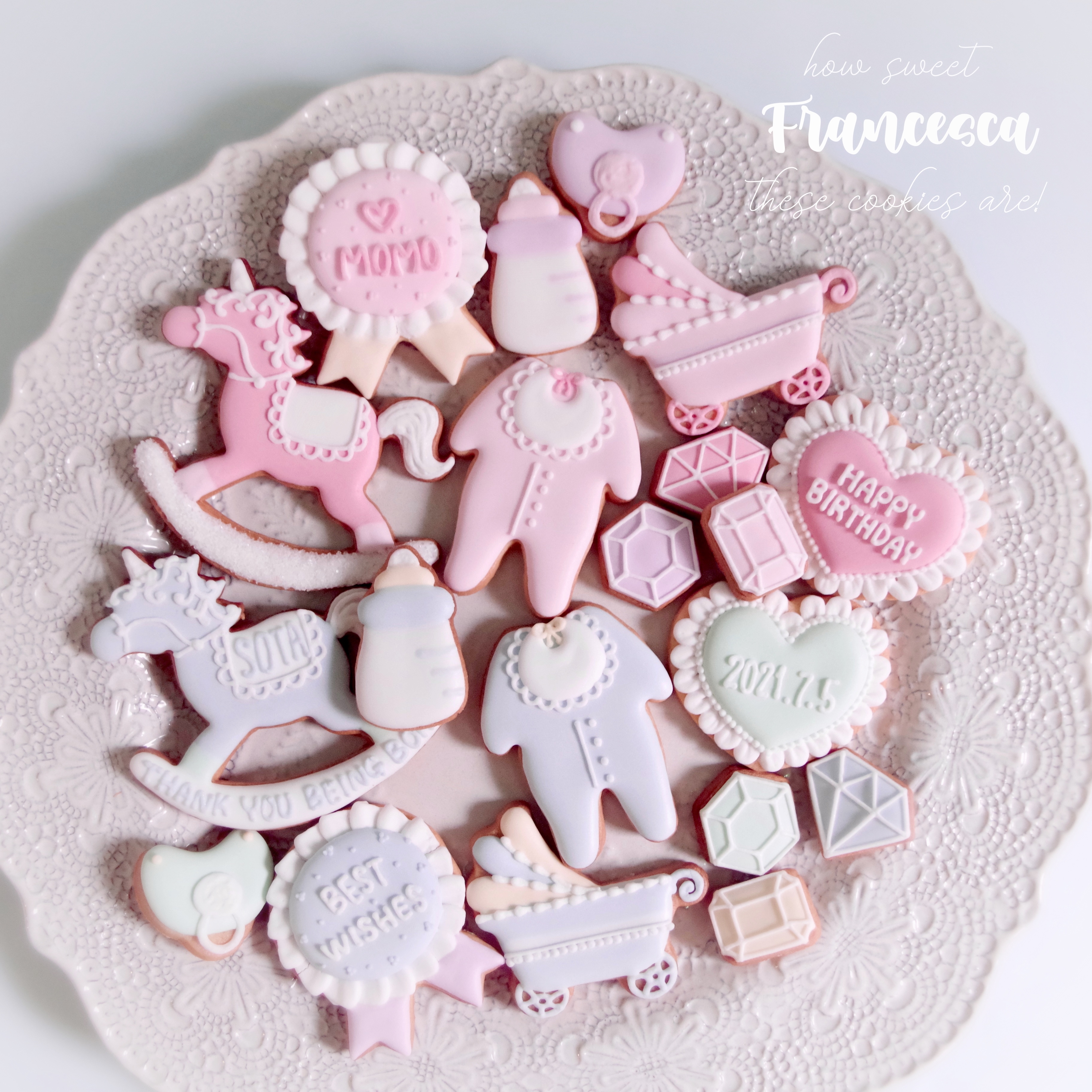 ベビーアイシングクッキーセット Francesca Von Sweets