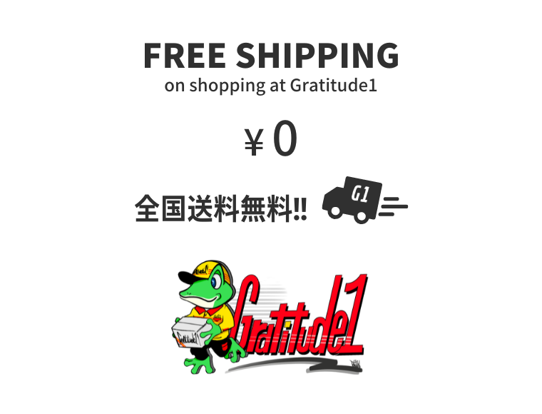 Gratitude1 グラワン カエルブランド メンズライク ストリートファッション