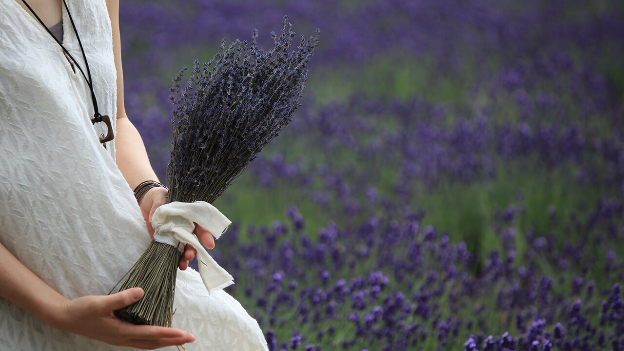 富良野 花七曜 ドライフラワー リース スワッグ 焼菓子