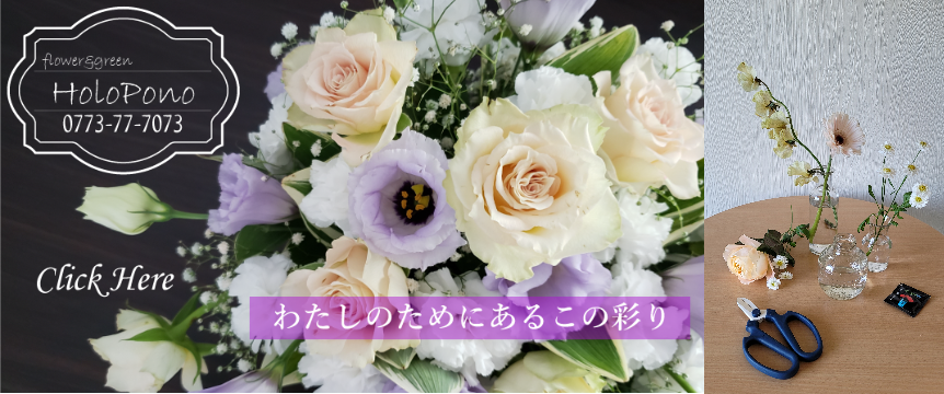 大人でちょっと個性的なお花屋さん Flower Green Holopono ホロポノ