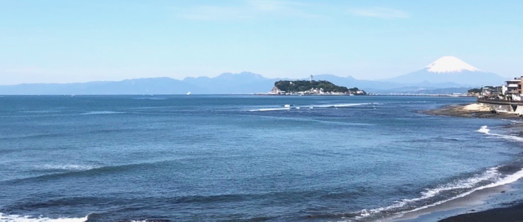 鎌倉・稲村ガ崎の海