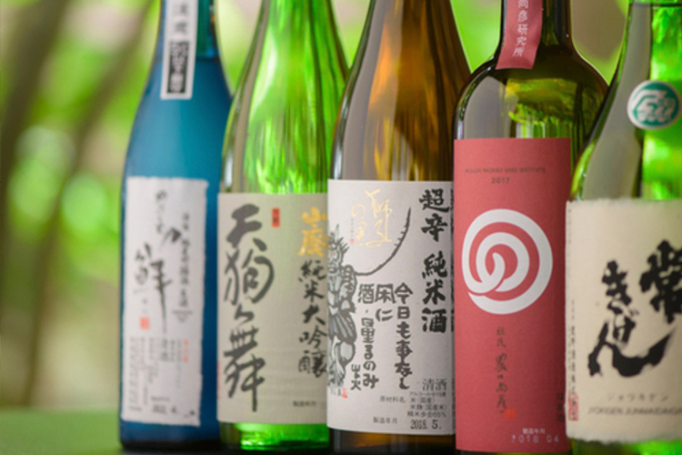 懐石に合う日本酒もご用意しております