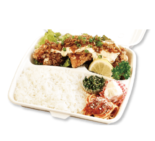 油淋鶏タルタル弁当 餃子の京香