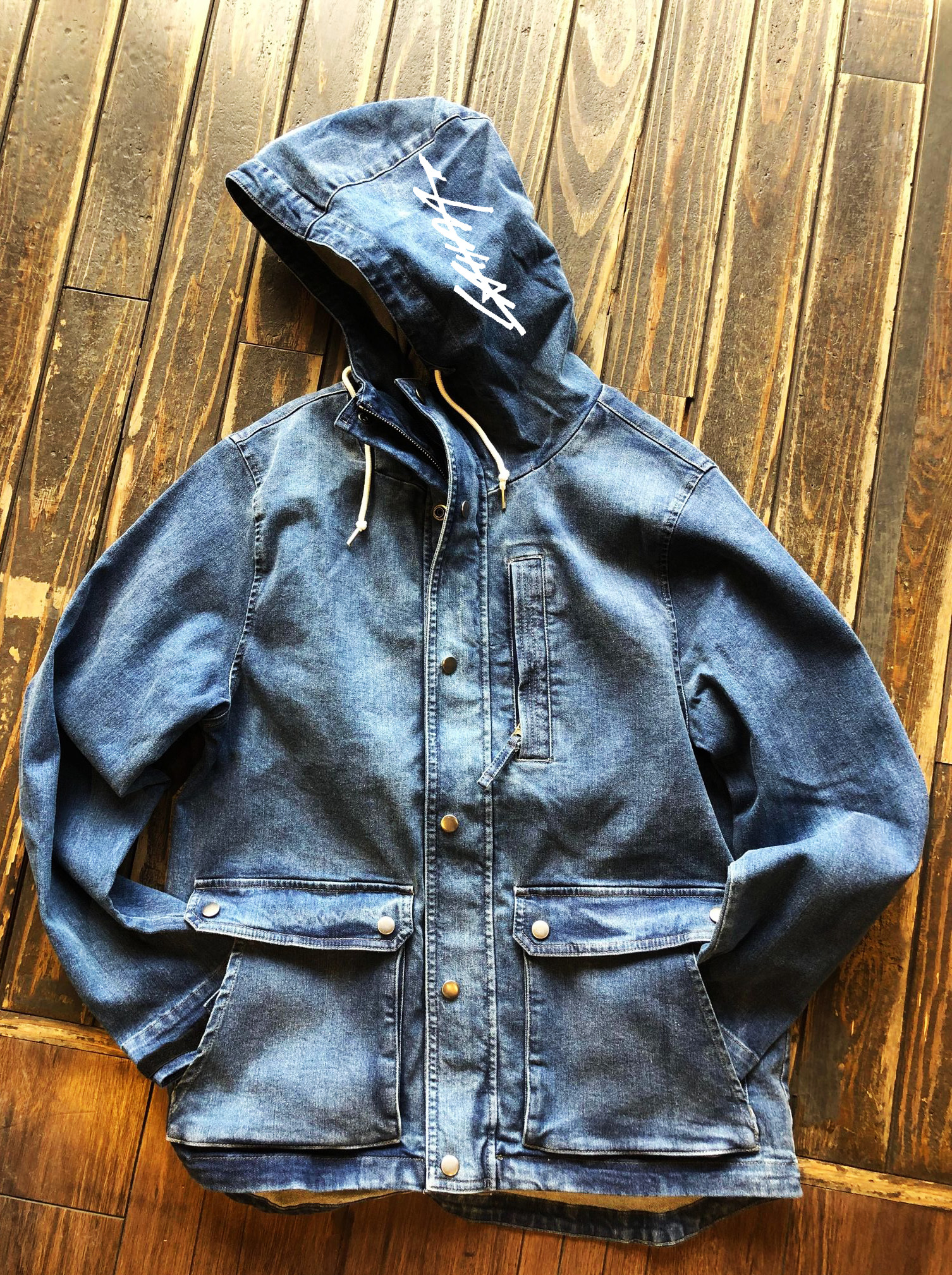 DENIM MOUNTAIN PARKA JACKET